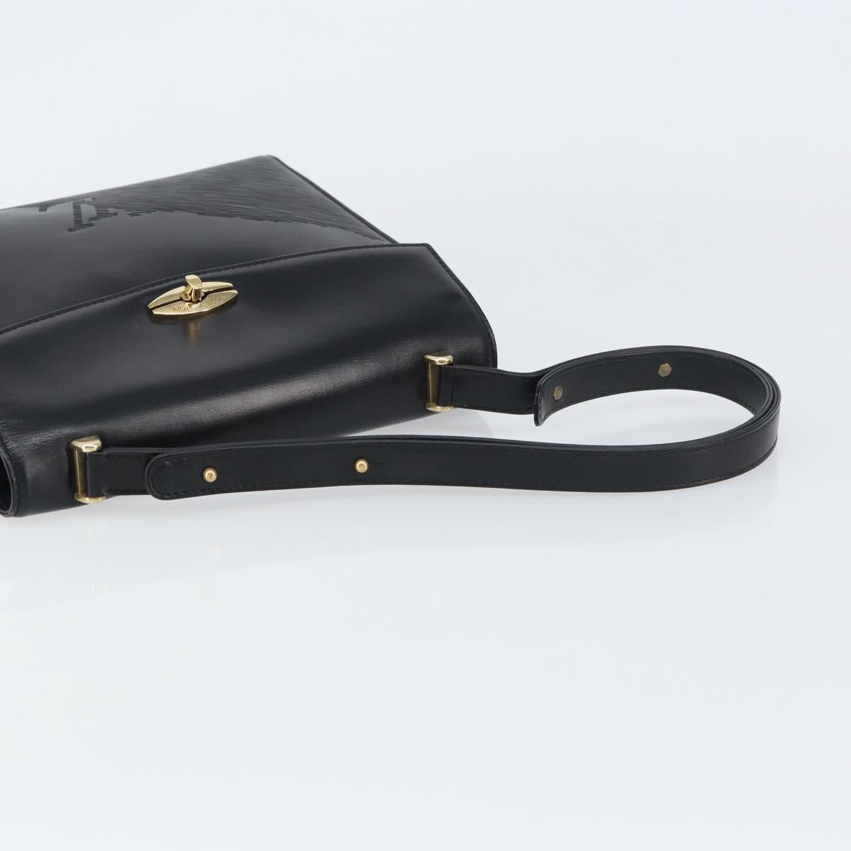 LOUIS VUITTON Epi Opera Line Spartan Bag Leather Black Noir M63942 Auth 158627