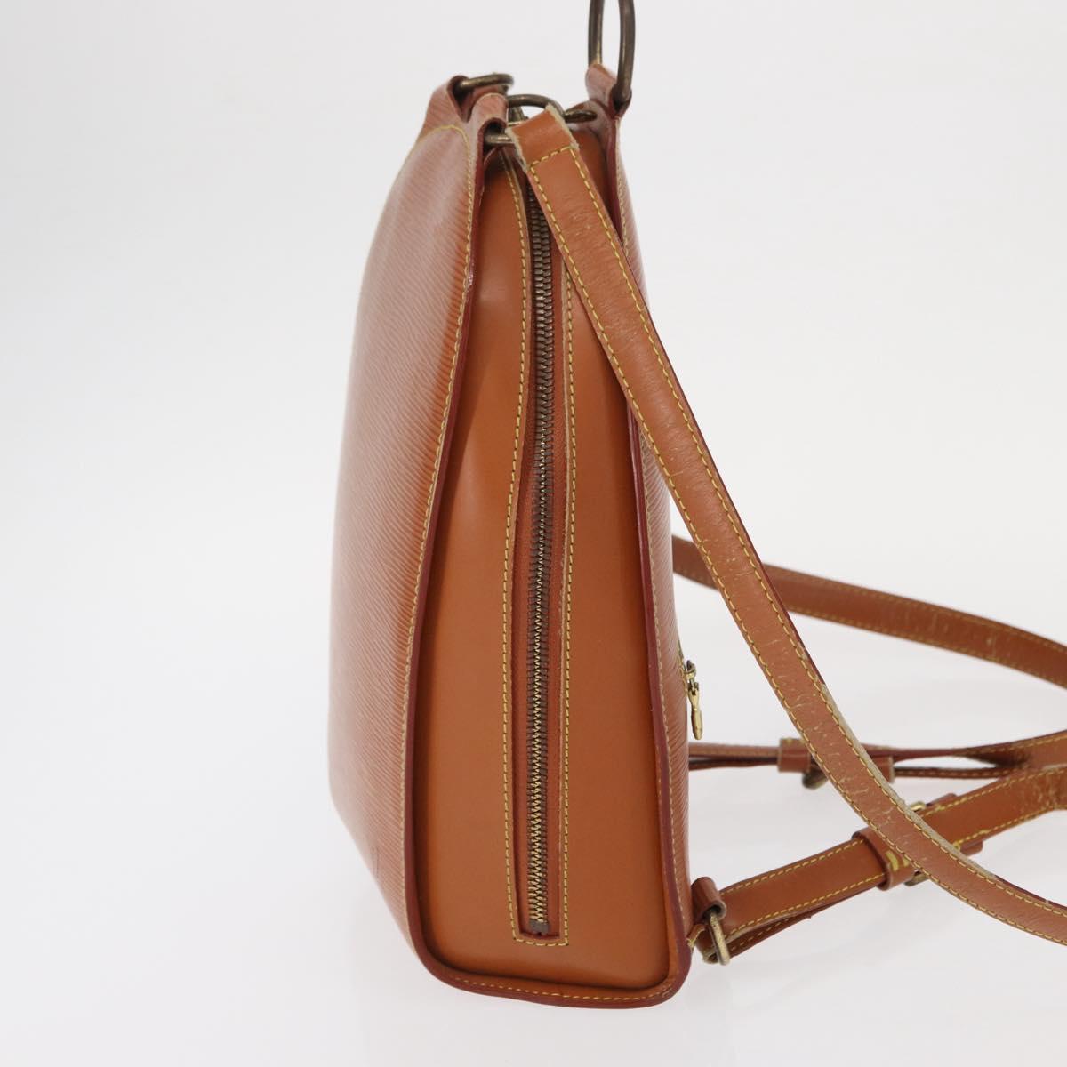 LOUIS VUITTON Epi Mabillon Backpack Zipangu Gold M52238 LV Auth 158628