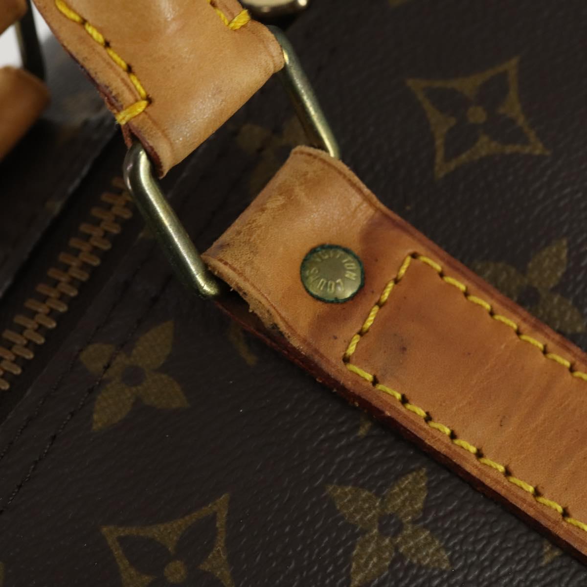 LOUIS VUITTON Monogram Keepall 60 Boston Bag M41422 LV Auth 158634