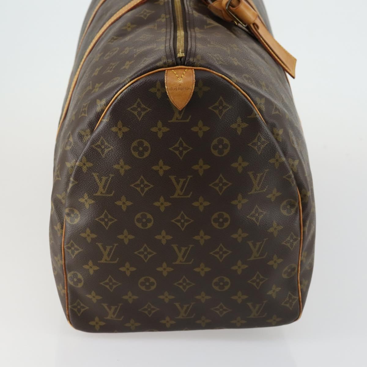 LOUIS VUITTON Monogram Keepall 60 Boston Bag M41422 LV Auth 158634