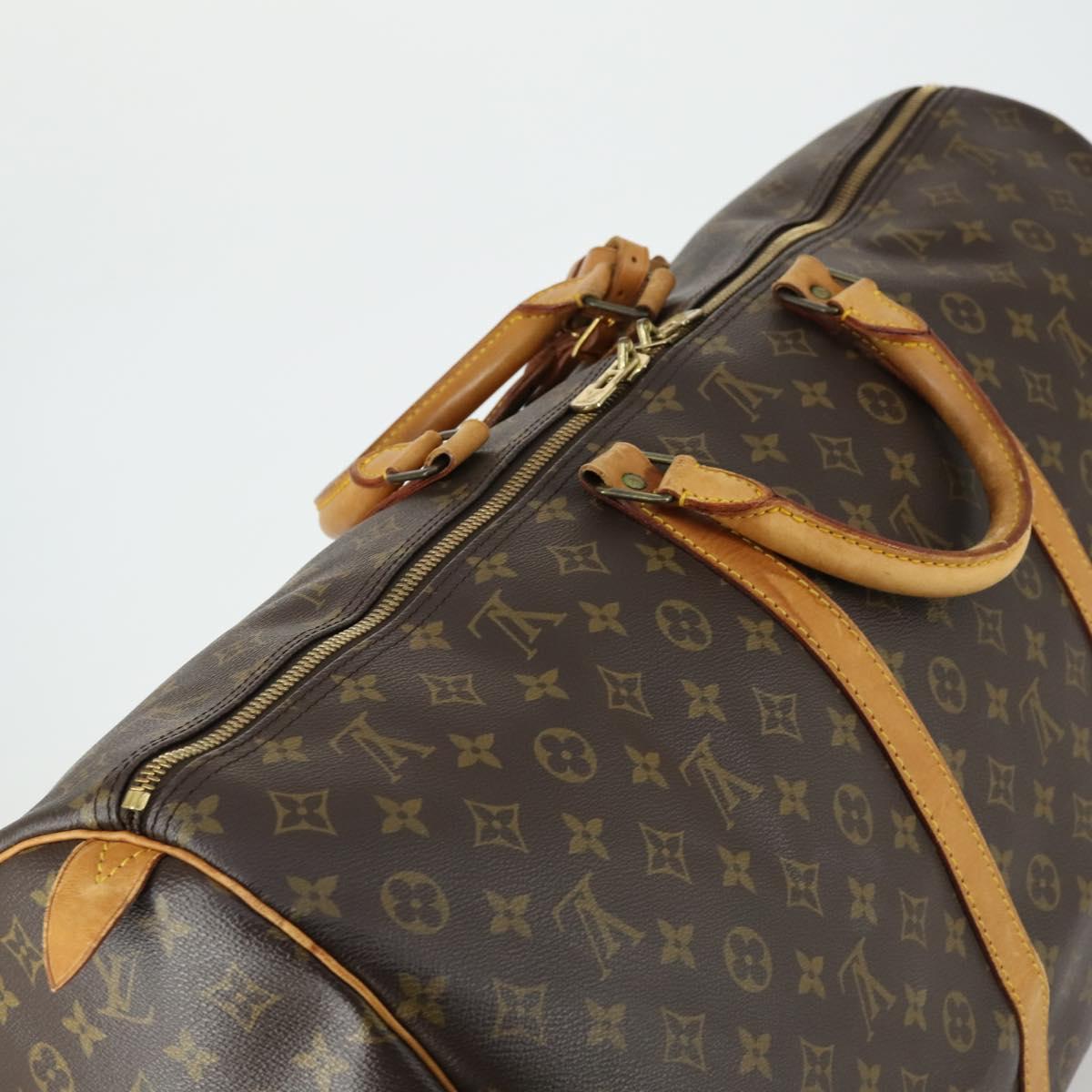 LOUIS VUITTON Monogram Keepall 60 Boston Bag M41422 LV Auth 158634