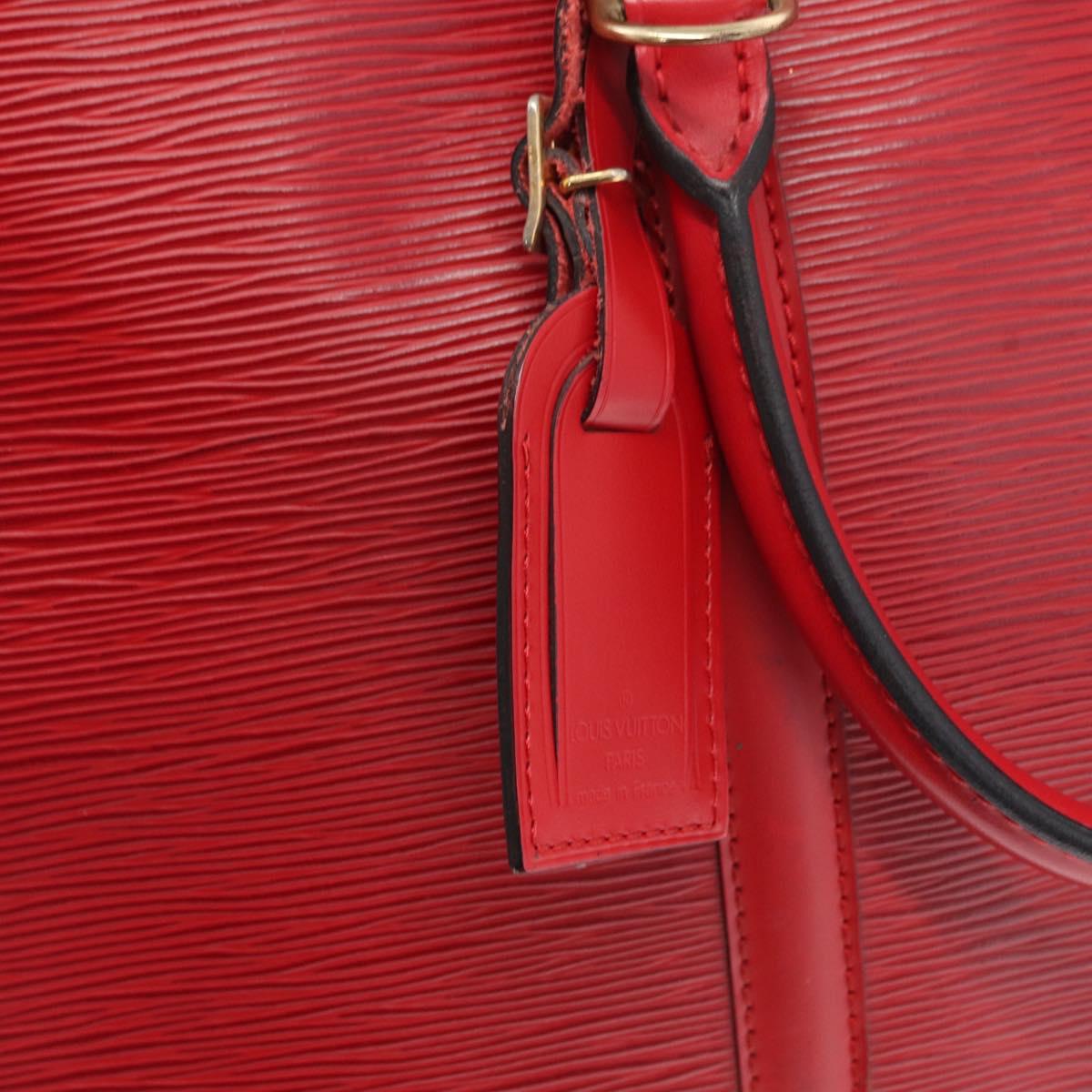 LOUIS VUITTON Epi Porte Documents Voyage Business Bag Red M54477 LV Auth 158635