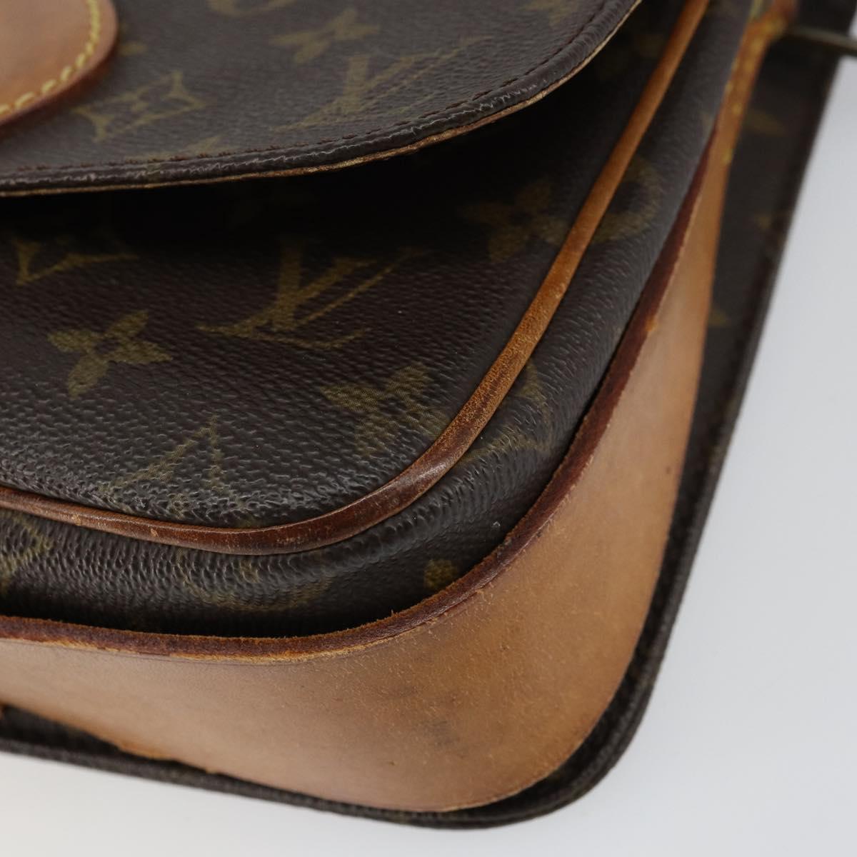 LOUIS VUITTON Monogram Cartouchiere MM Shoulder Bag M51253 LV Auth 158644