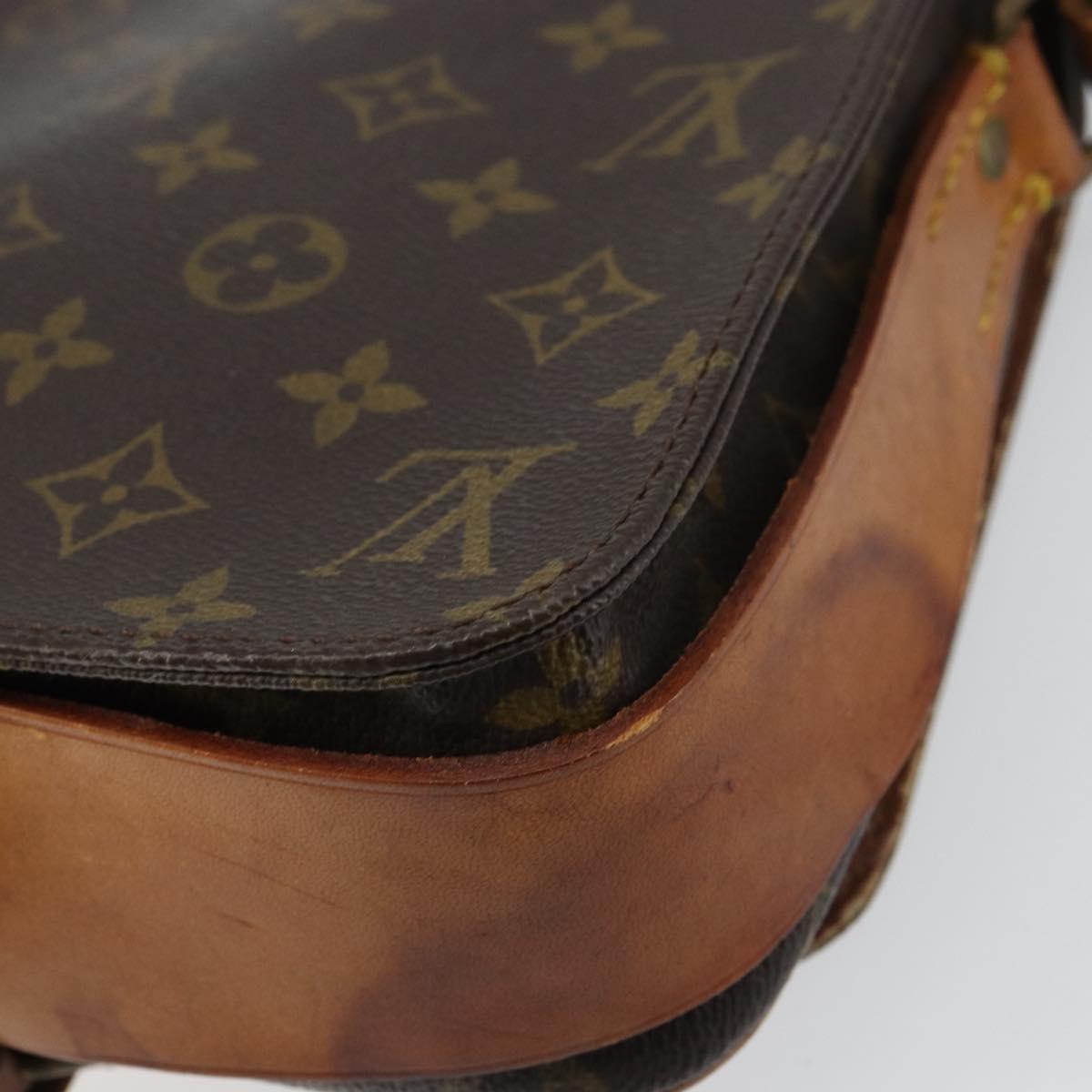 LOUIS VUITTON Monogram Cartouchiere MM Shoulder Bag M51253 LV Auth 158644