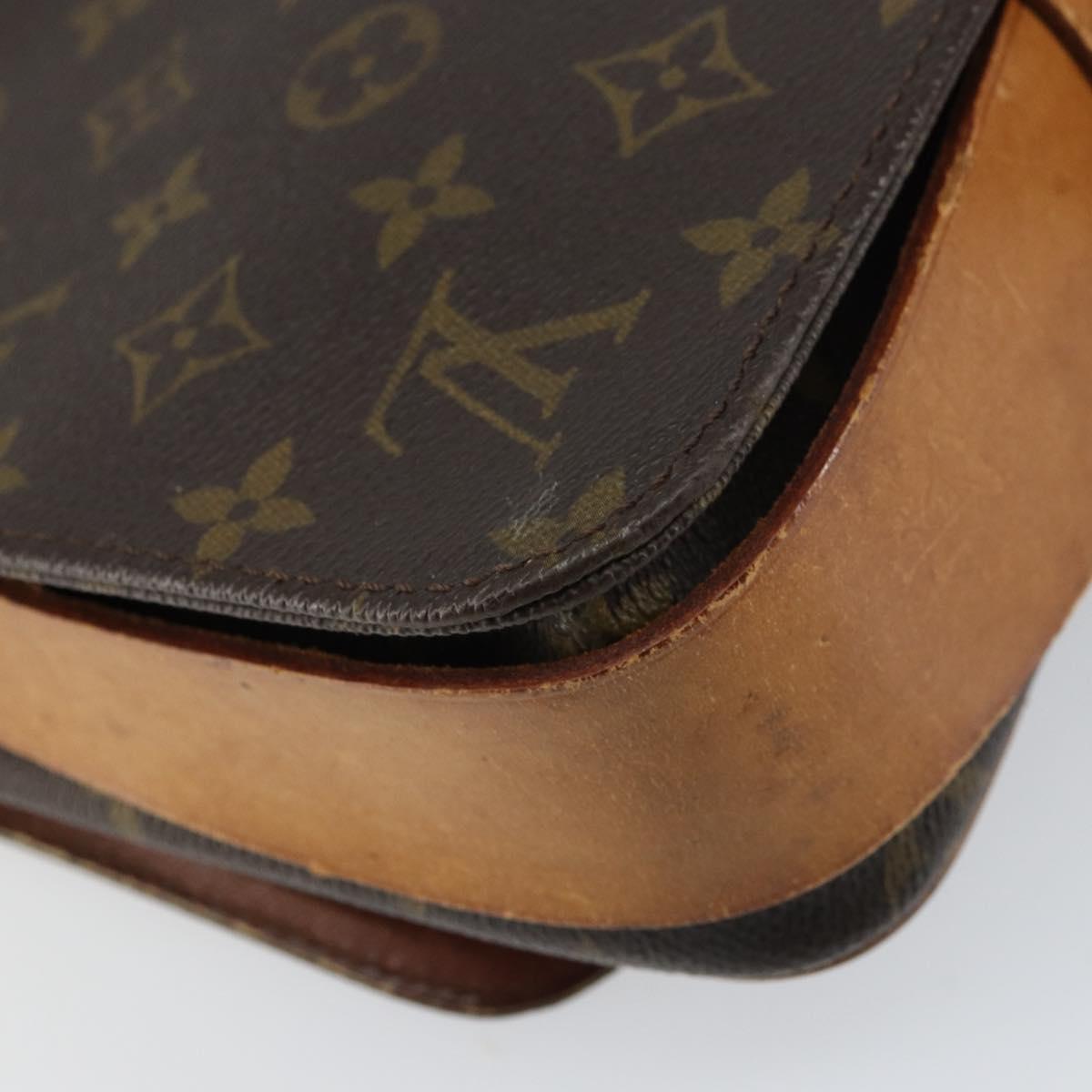 LOUIS VUITTON Monogram Cartouchiere MM Shoulder Bag M51253 LV Auth 158644