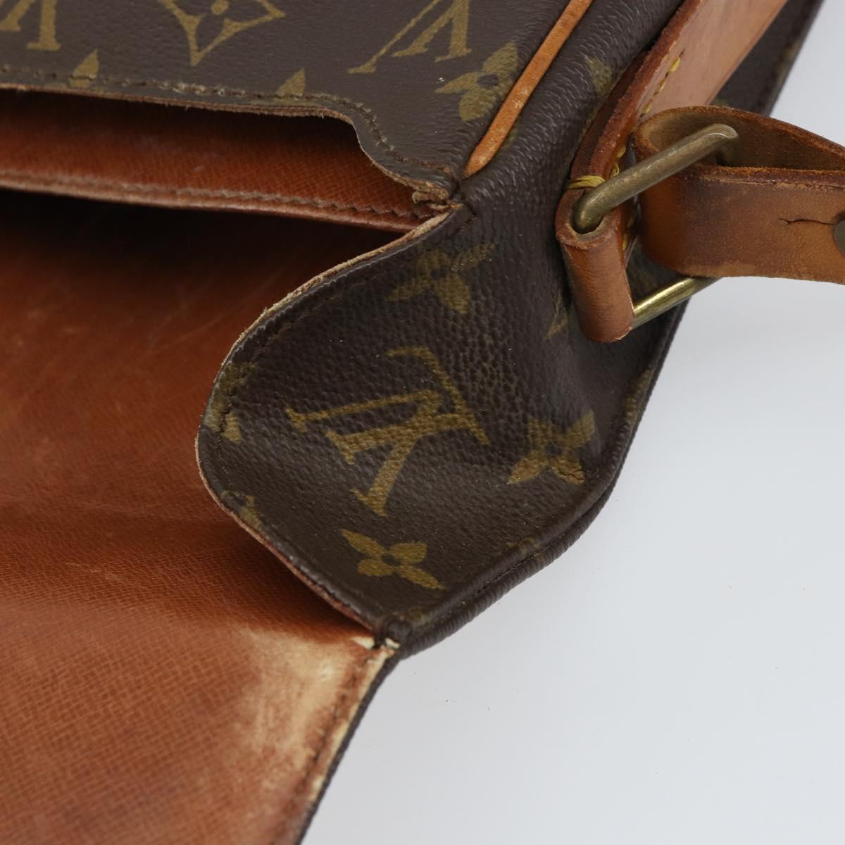 LOUIS VUITTON Monogram Cartouchiere MM Shoulder Bag M51253 LV Auth 158644