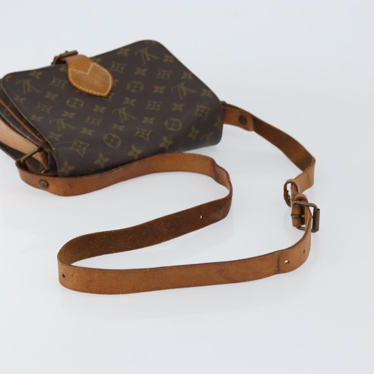 LOUIS VUITTON Monogram Cartouchiere MM Shoulder Bag M51253 LV Auth 158644