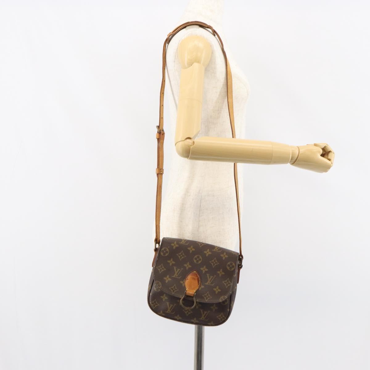 LOUIS VUITTON Monogram Saint Cloud MM Shoulder Bag M51243 LV Auth 158645