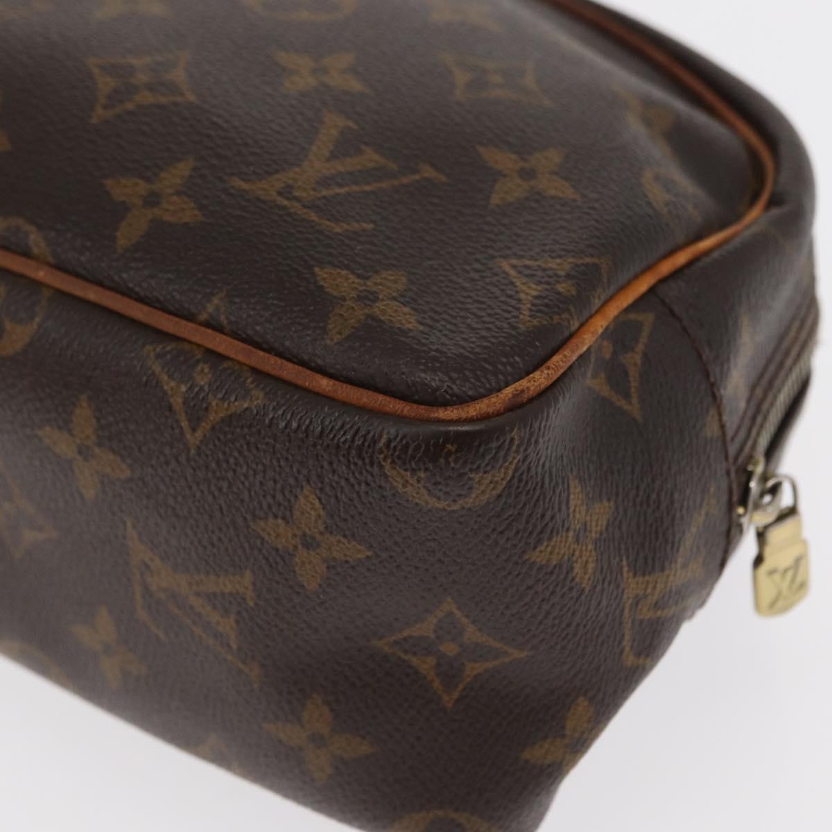 LOUIS VUITTON Monogram Trousse Toilette 25 Clutch Bag M47527 LV Auth 158646