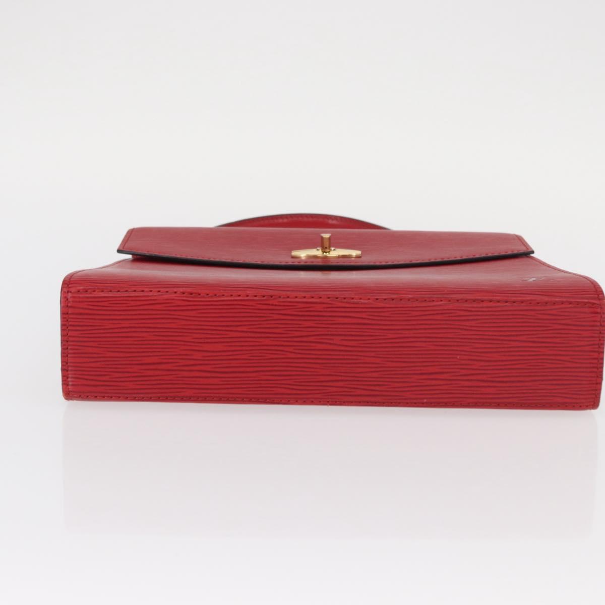 LOUIS VUITTON Epi Malesherbes Hand Bag Red M52377 LV Auth 158649