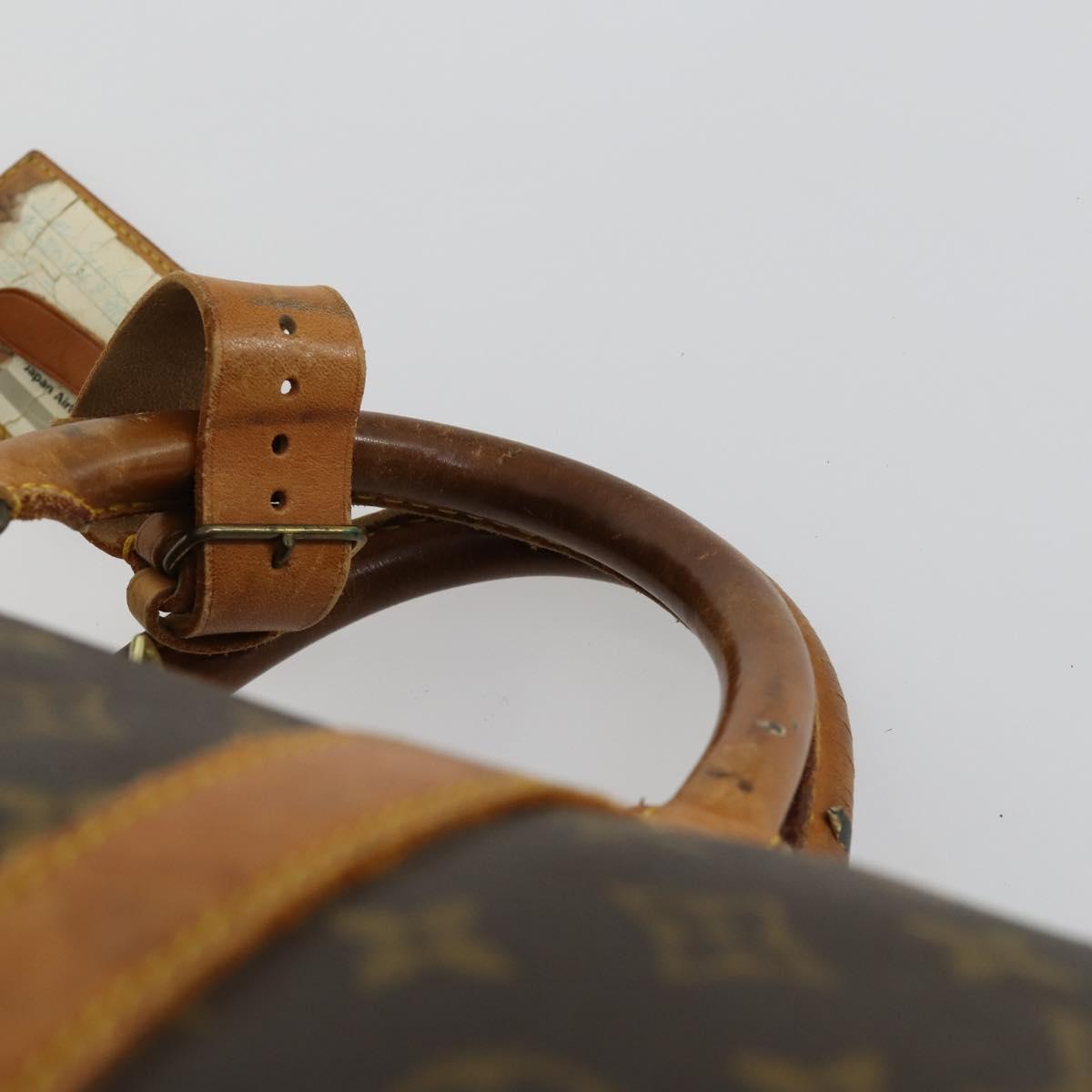 LOUIS VUITTON Monogram Keepall 60 Boston Bag M41422 LV Auth 158652