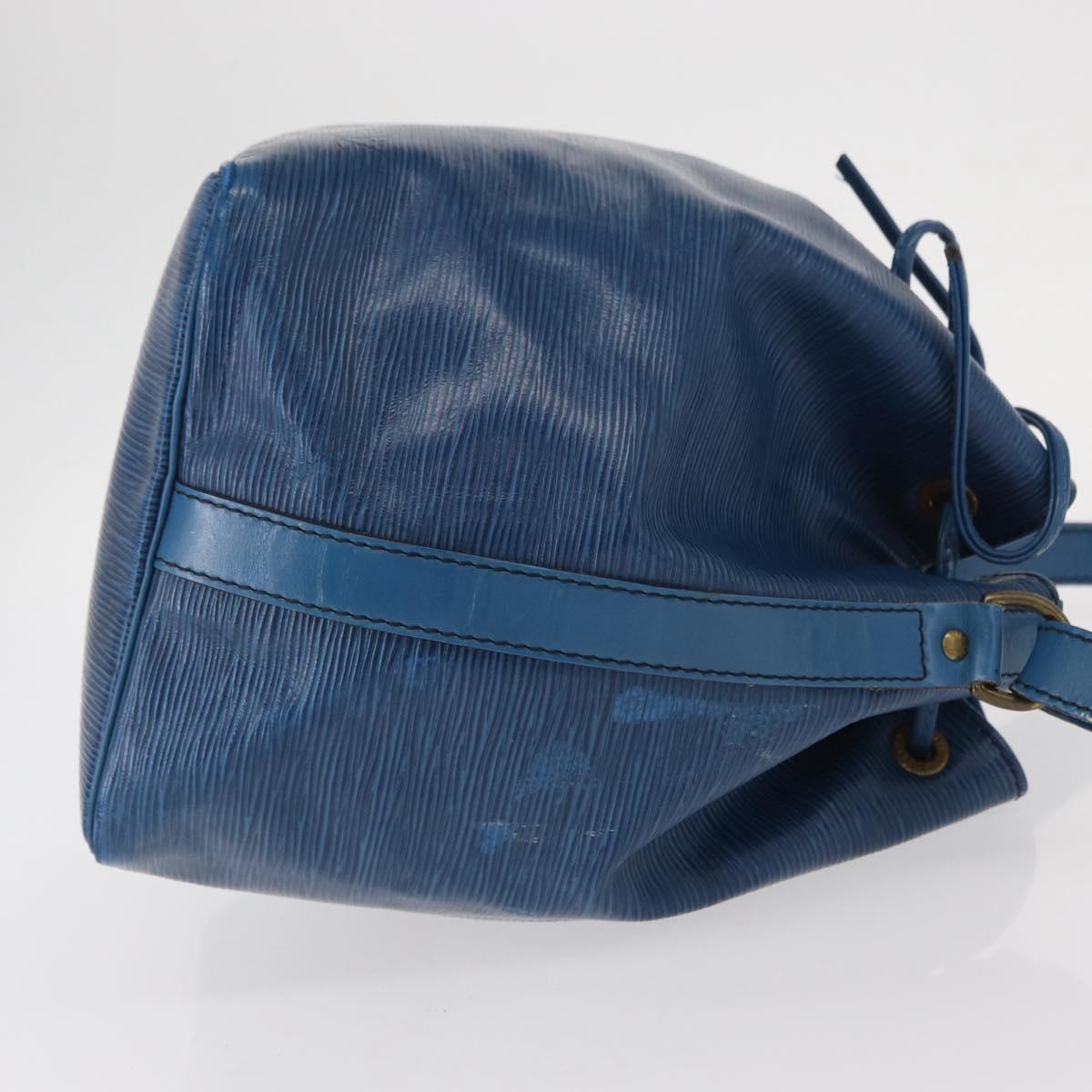 LOUIS VUITTON Epi Petit Noe Shoulder Bag Blue M44105 LV Auth 158656