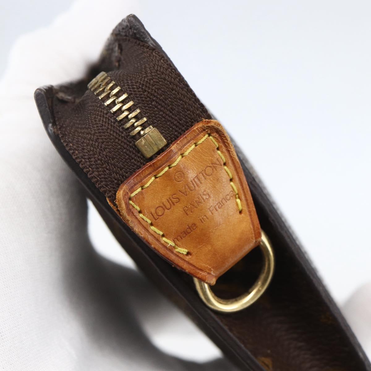 LOUIS VUITTON Monogram Bucket PM Accessory Pouch LV Auth 158671