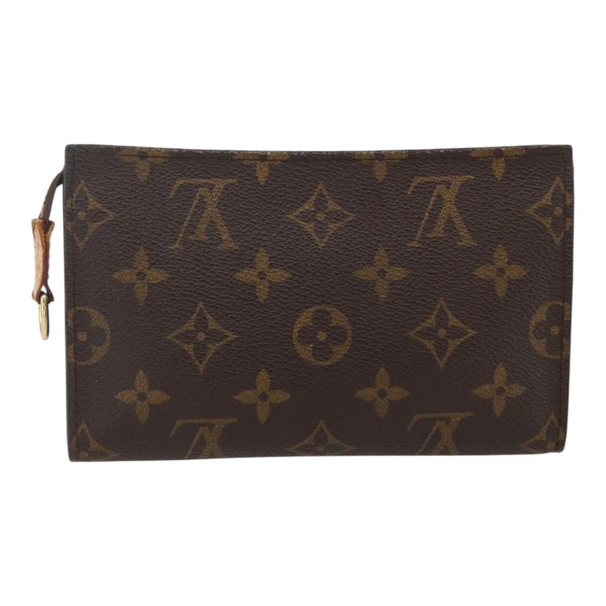 LOUIS VUITTON Monogram Bucket PM Accessory Pouch LV Auth 158671