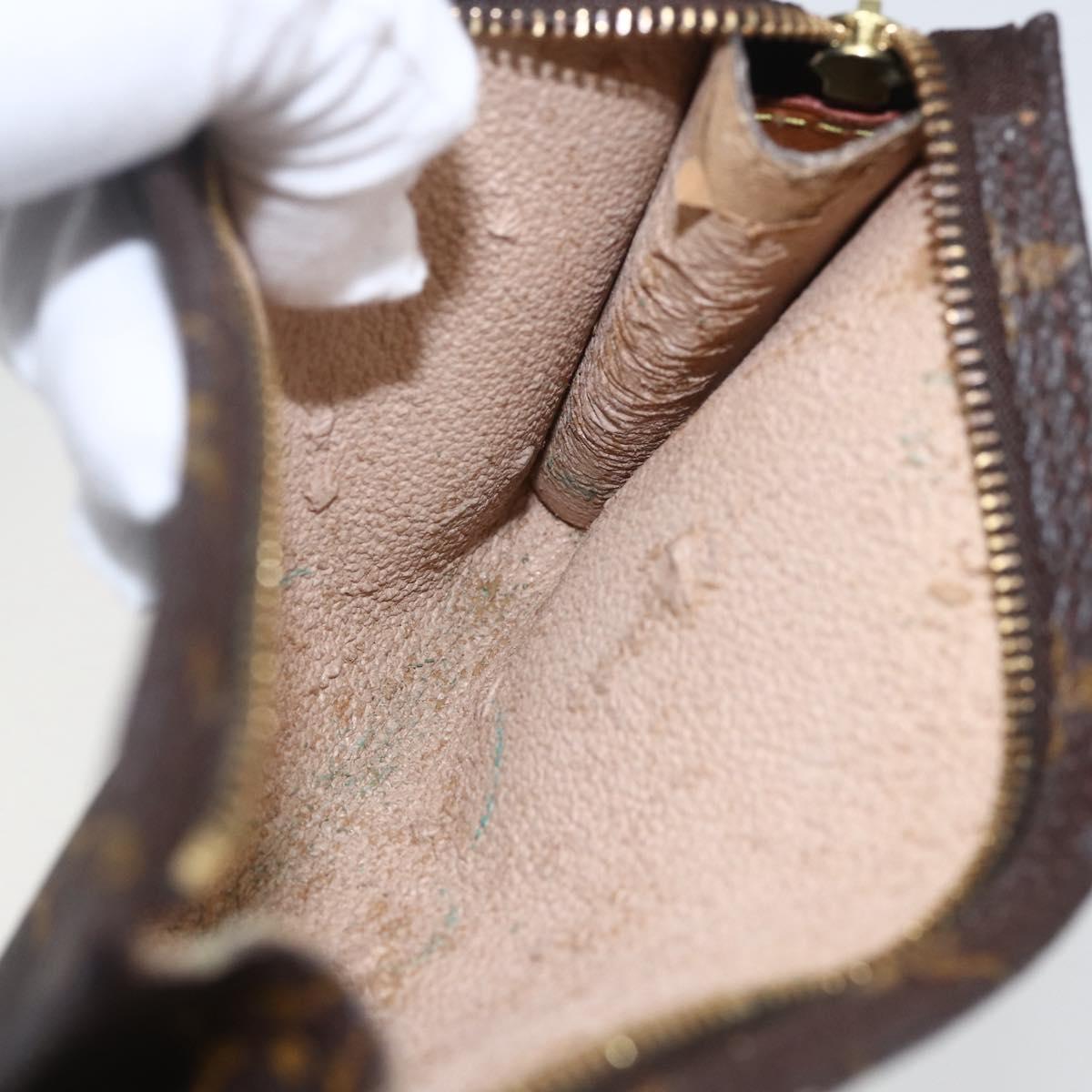 LOUIS VUITTON Monogram Bucket PM Accessory Pouch LV Auth 158672