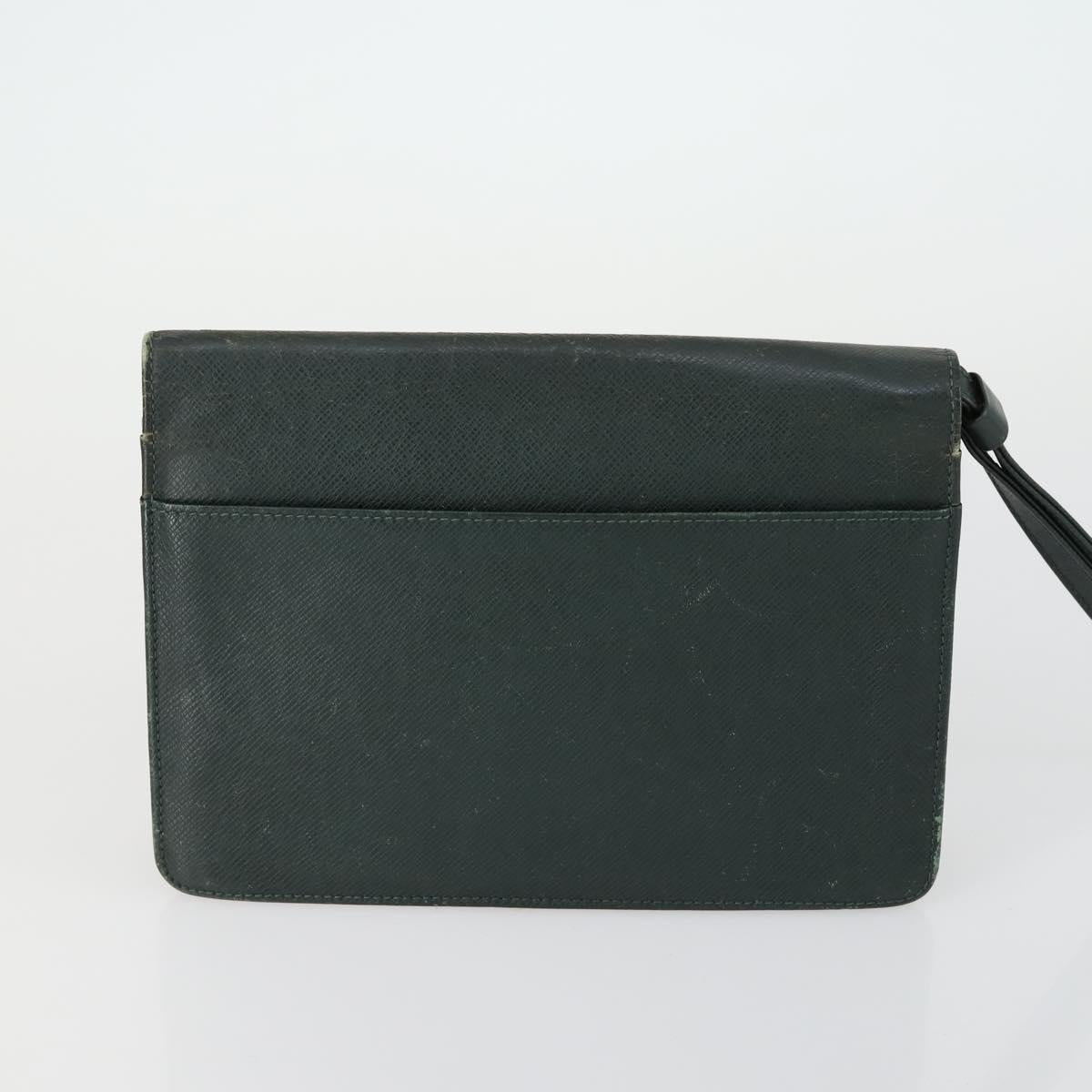 LOUIS VUITTON Monogram Taiga Clutch Bag 2 Set LV Auth 158725