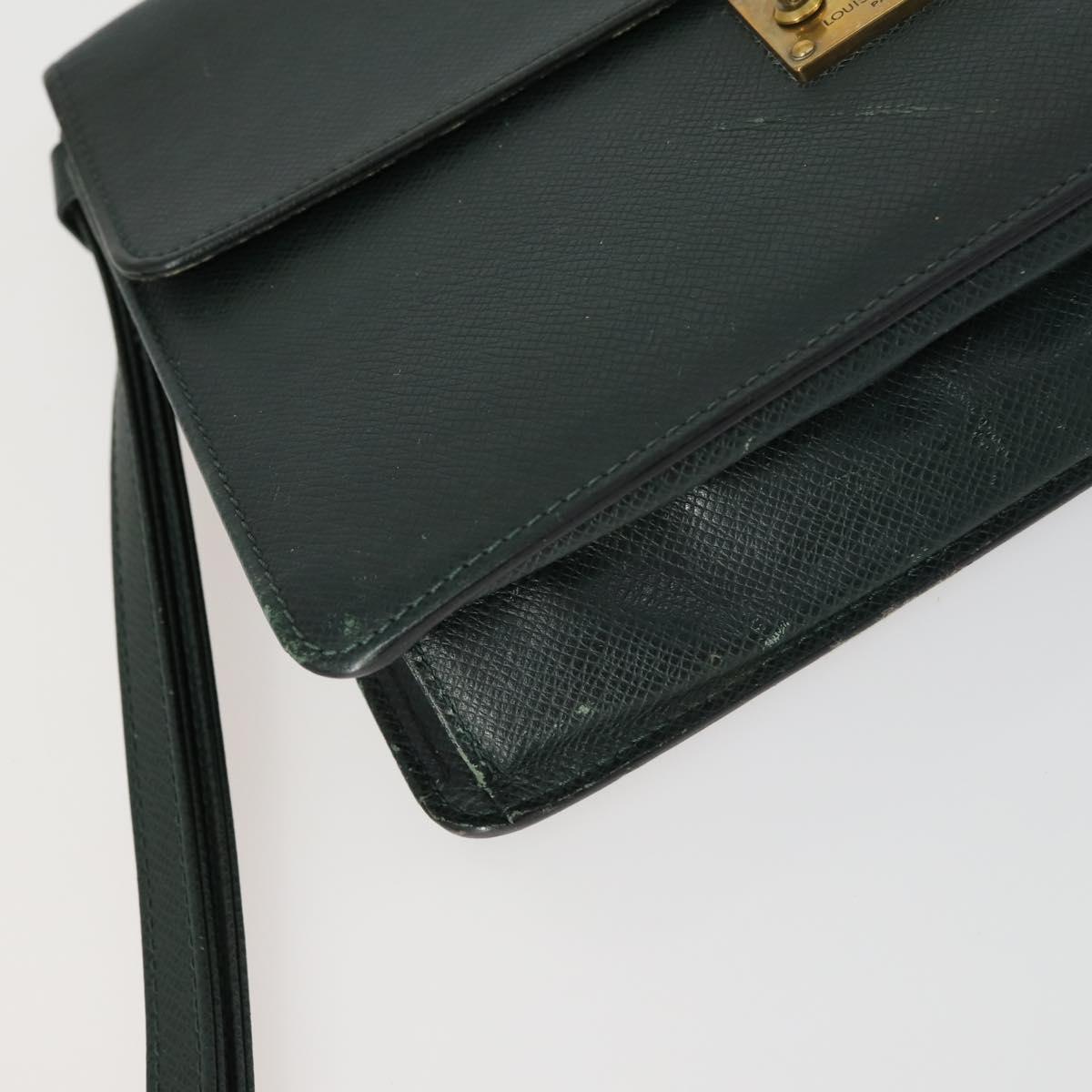LOUIS VUITTON Monogram Taiga Clutch Bag 2 Set LV Auth 158725