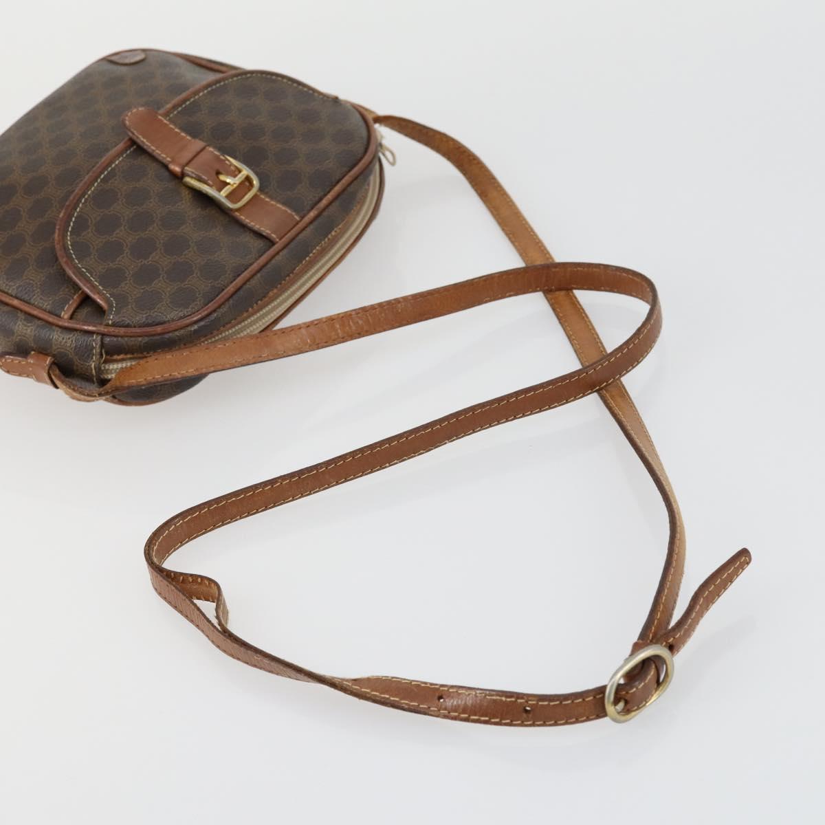 CELINE Gucci Bamboo Macadam Canvas Bag Leather PVC 2 Set Brown Black Auth 158726