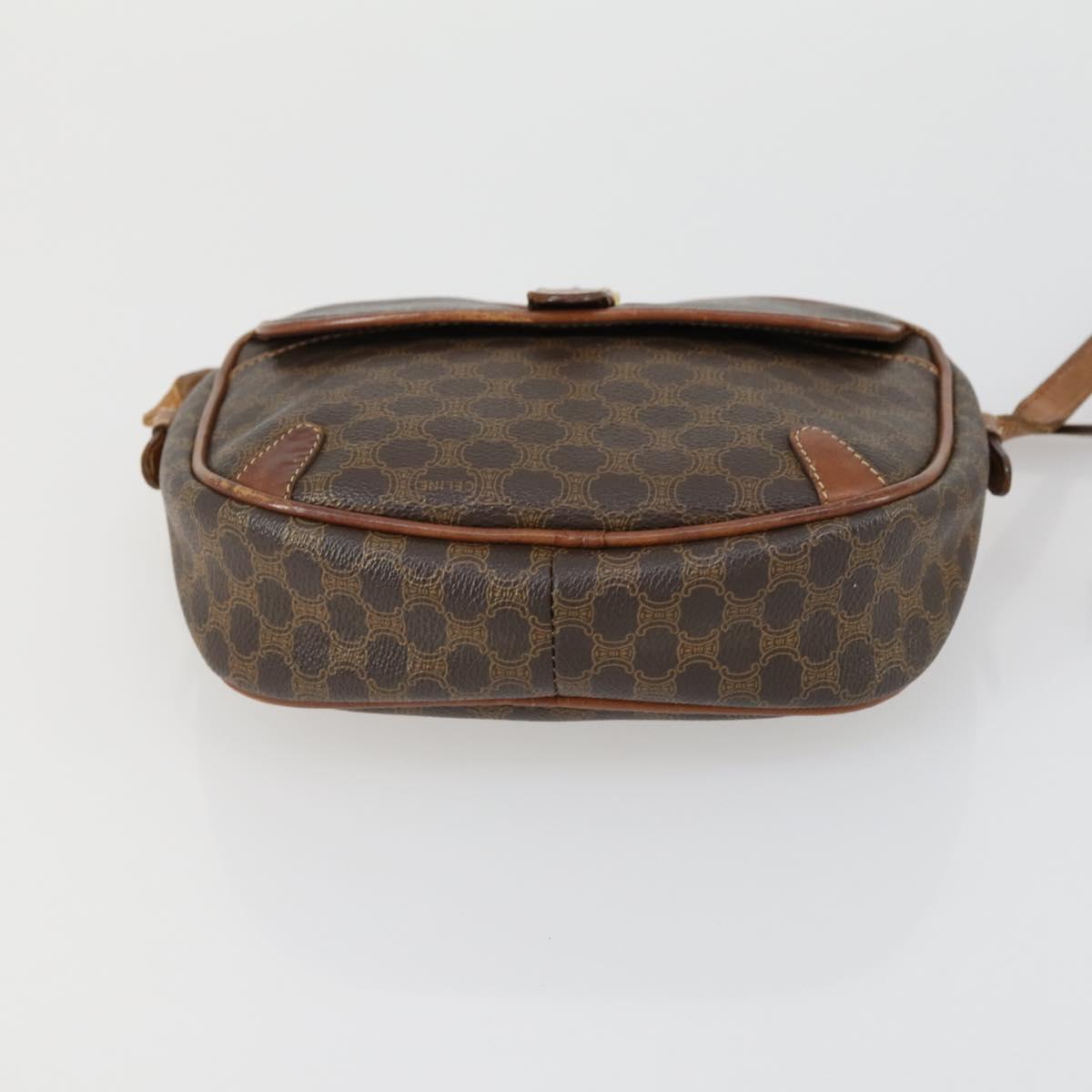 CELINE Gucci Bamboo Macadam Canvas Bag Leather PVC 2 Set Brown Black Auth 158726
