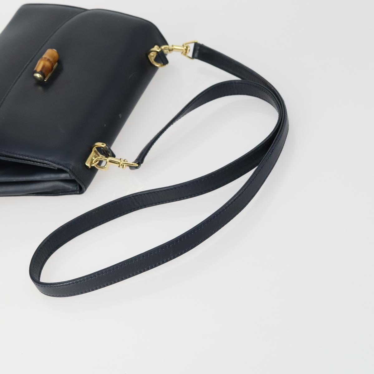 CELINE Gucci Bamboo Macadam Canvas Bag Leather PVC 2 Set Brown Black Auth 158726