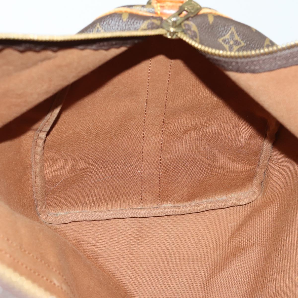LOUIS VUITTON Monogram Keepall Bandouliere 50 Boston Bag M41416 LV Auth 158742