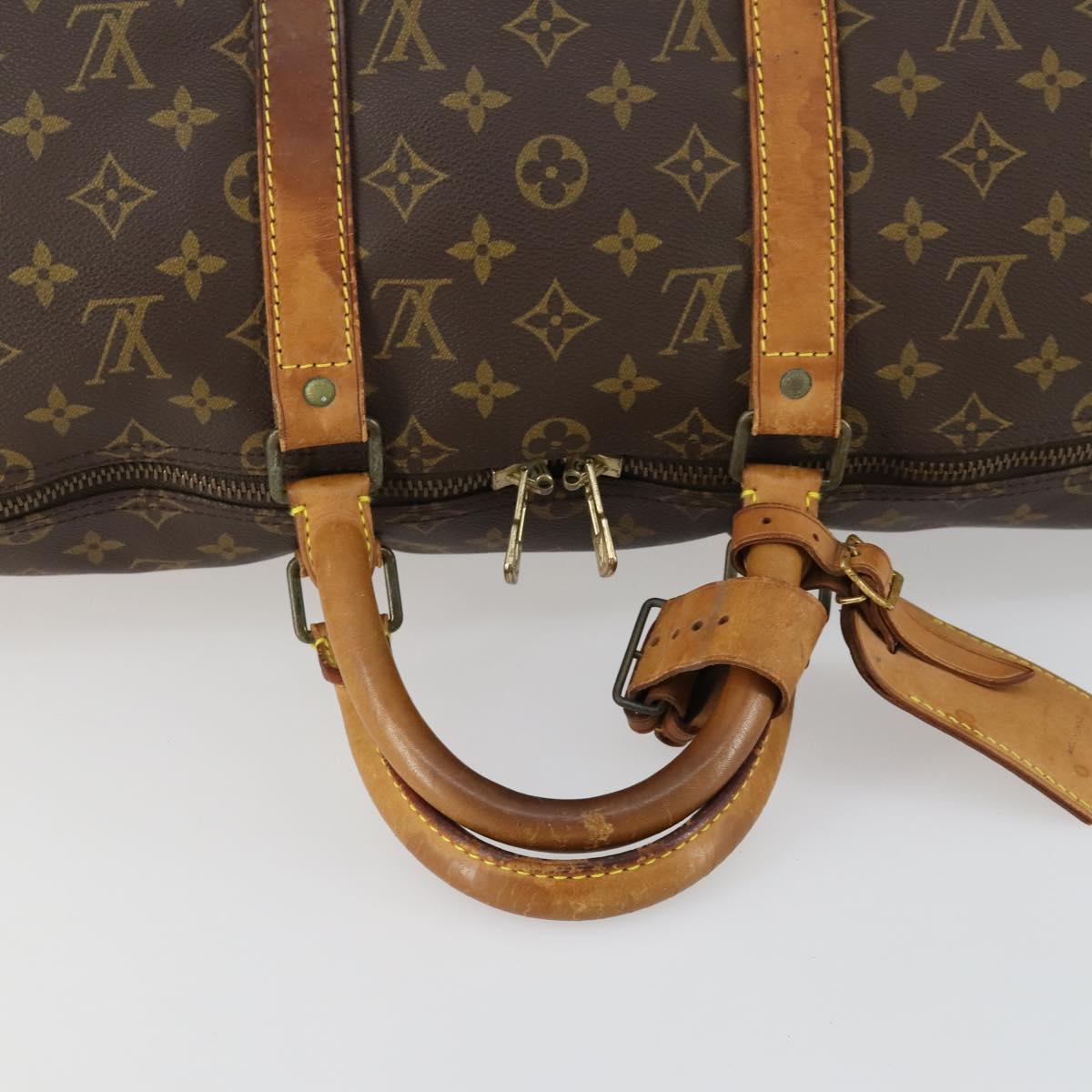 LOUIS VUITTON Monogram Keepall 50 Boston Bag M41426 LV Auth 158747
