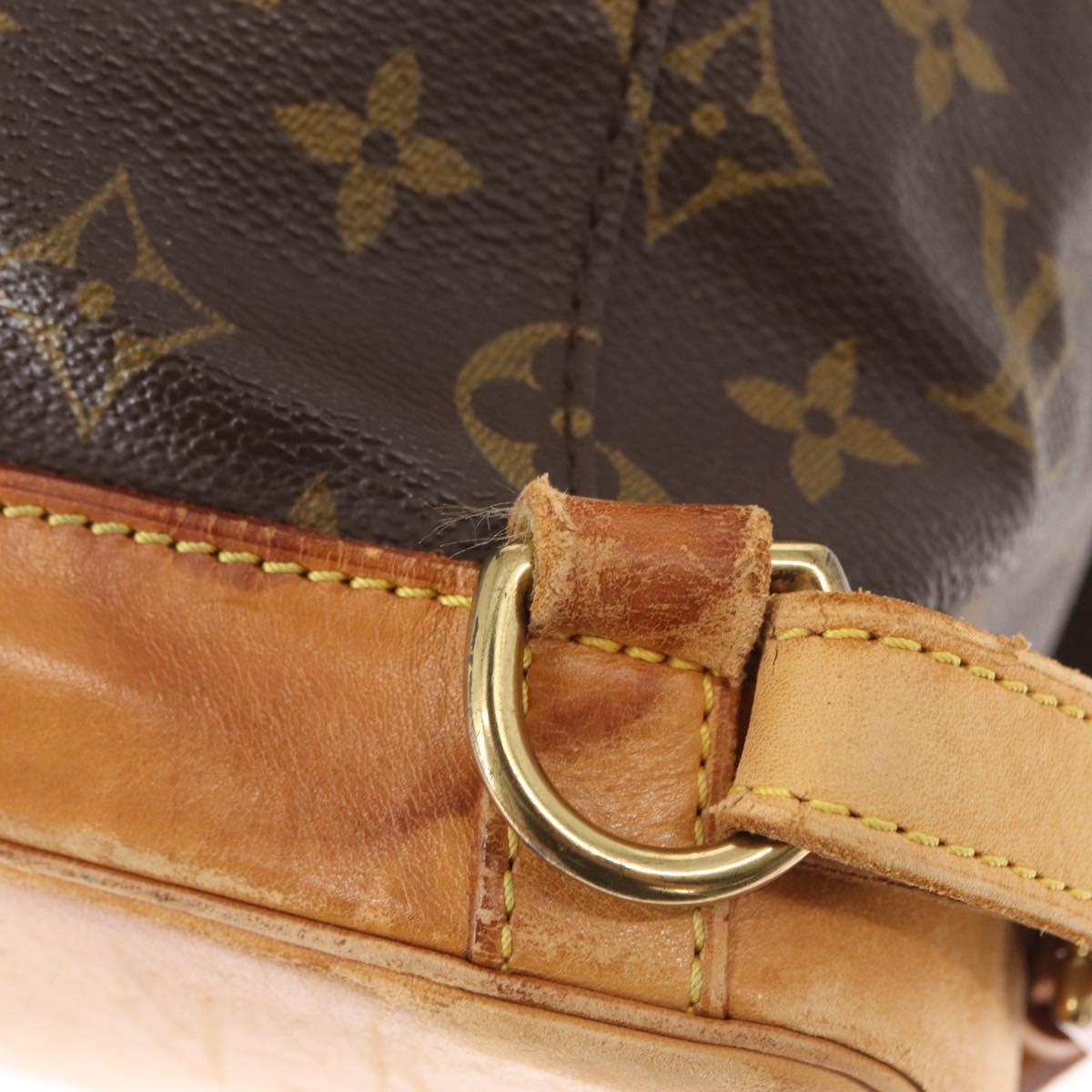 LOUIS VUITTON Monogram Montsouris GM Backpack M51135 LV Auth 158758