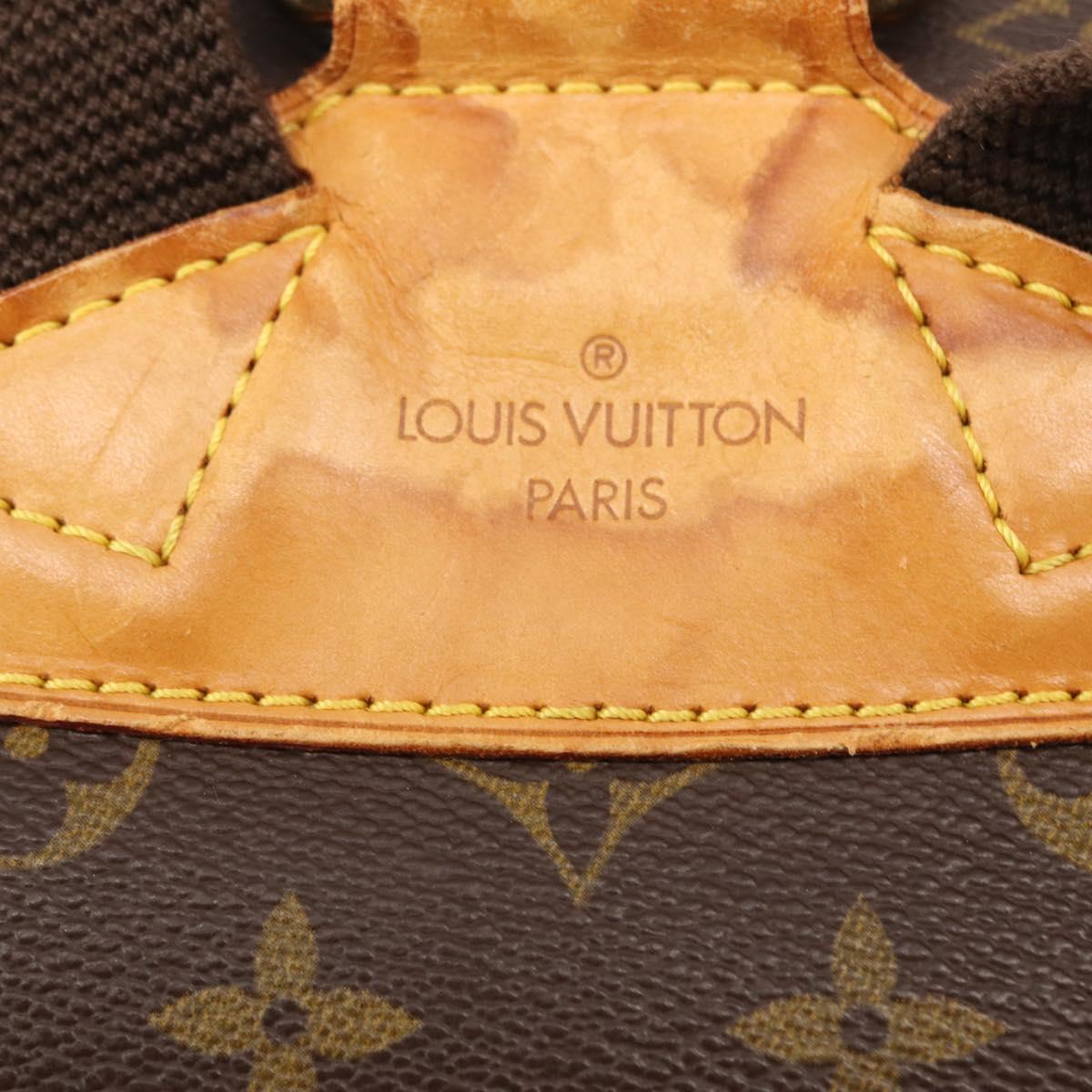 LOUIS VUITTON Monogram Montsouris GM Backpack M51135 LV Auth 158758