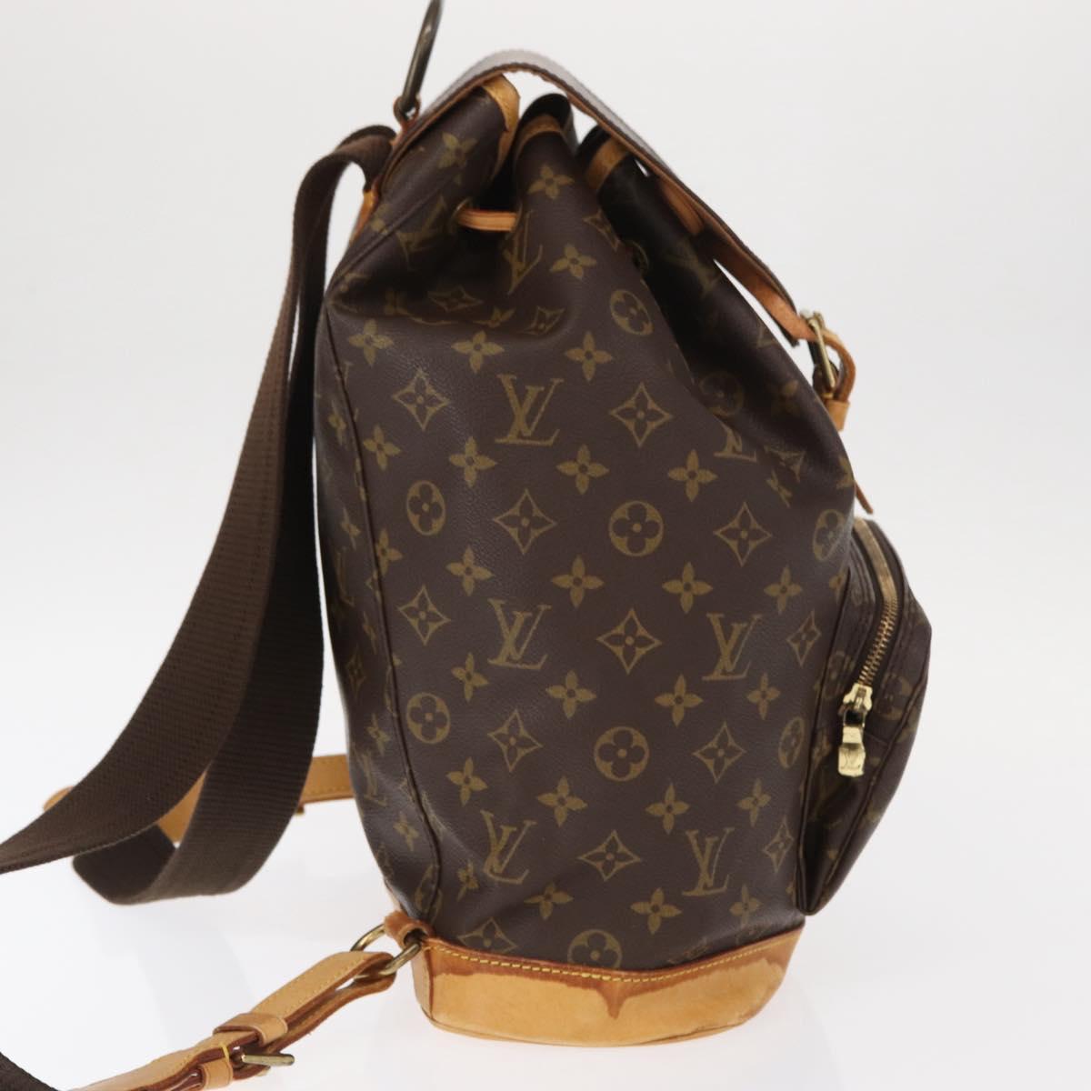 LOUIS VUITTON Monogram Montsouris GM Backpack M51135 LV Auth 158758
