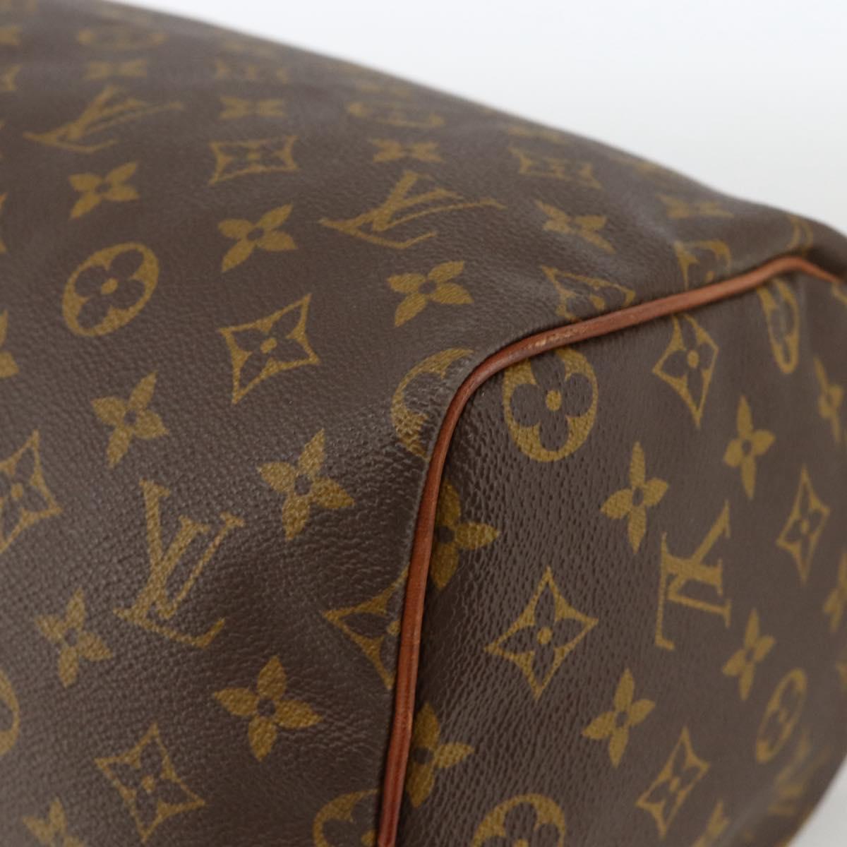 LOUIS VUITTON Monogram Speedy 30 Hand Bag M41526 LV Auth 158762