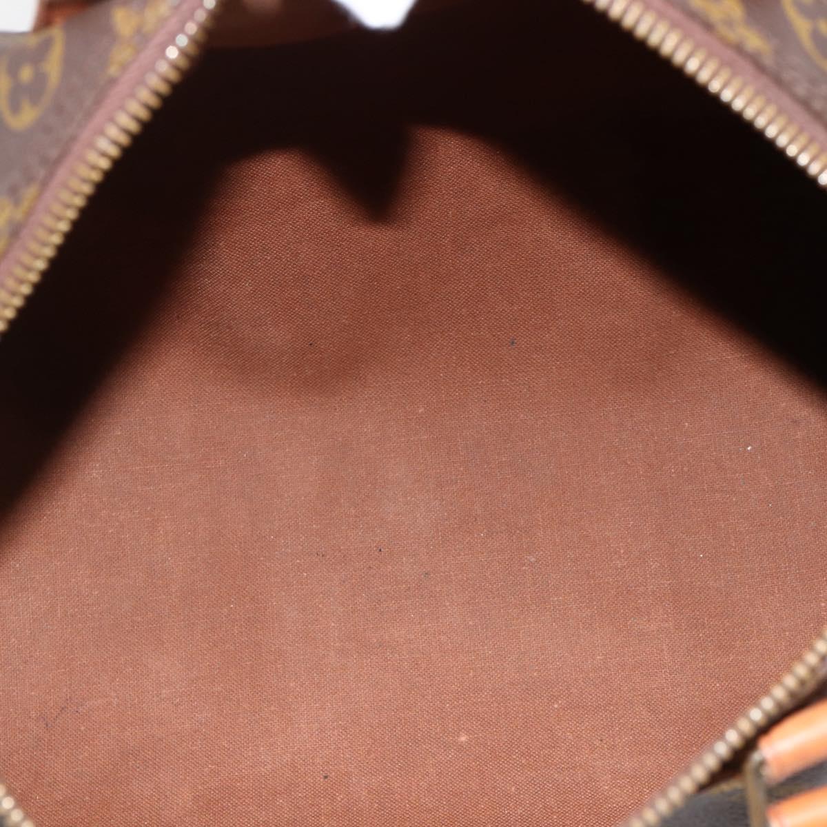 LOUIS VUITTON Monogram Speedy 30 Hand Bag M41526 LV Auth 158762