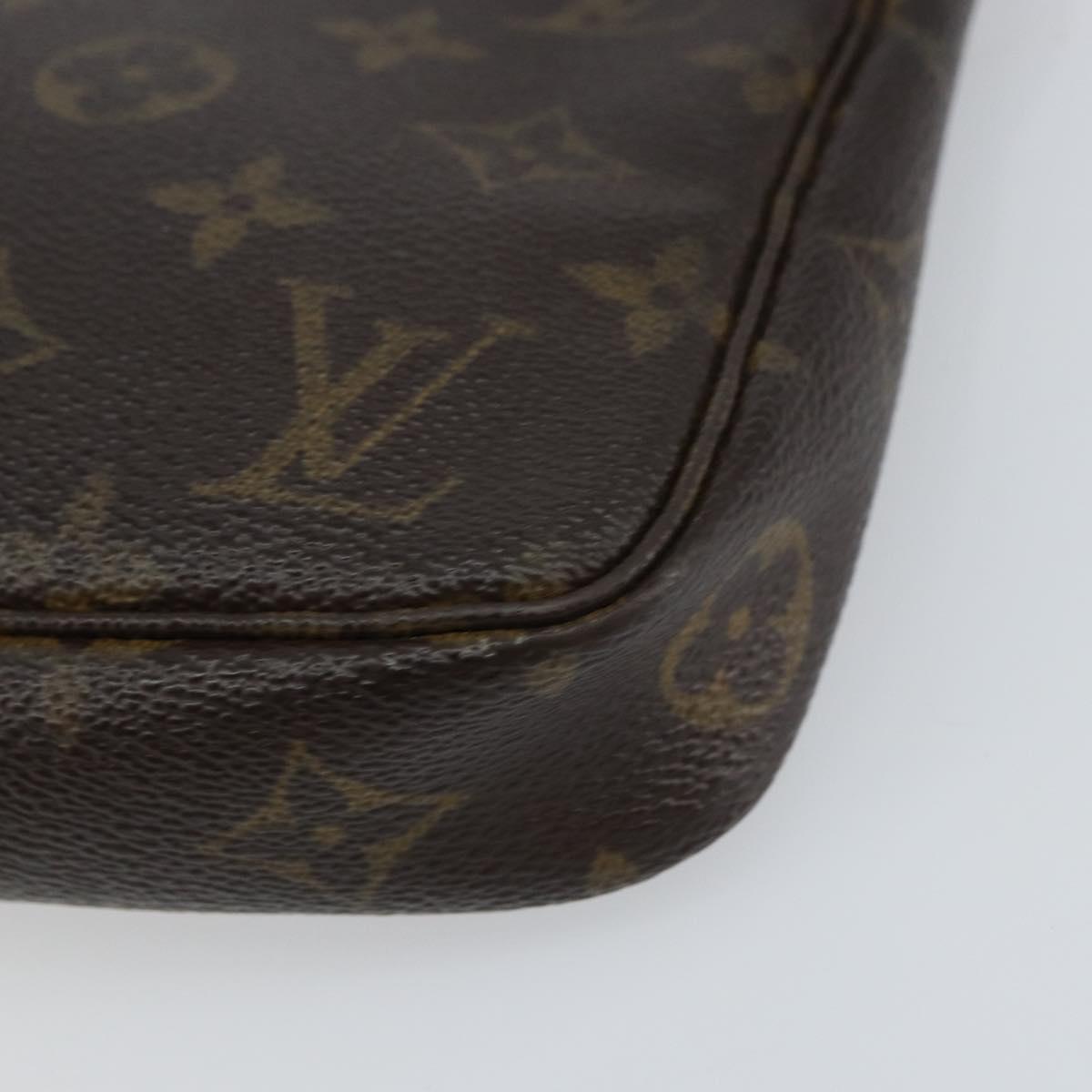 LOUIS VUITTON Monogram Pochette Accessoires Pouch M51980 LV Auth 158775