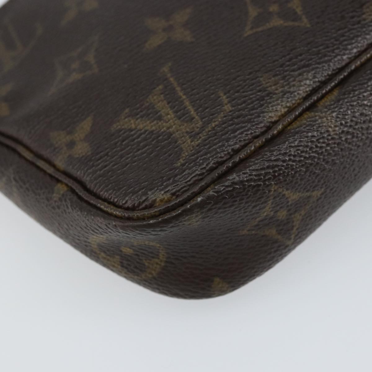 LOUIS VUITTON Monogram Pochette Accessoires Pouch M51980 LV Auth 158775