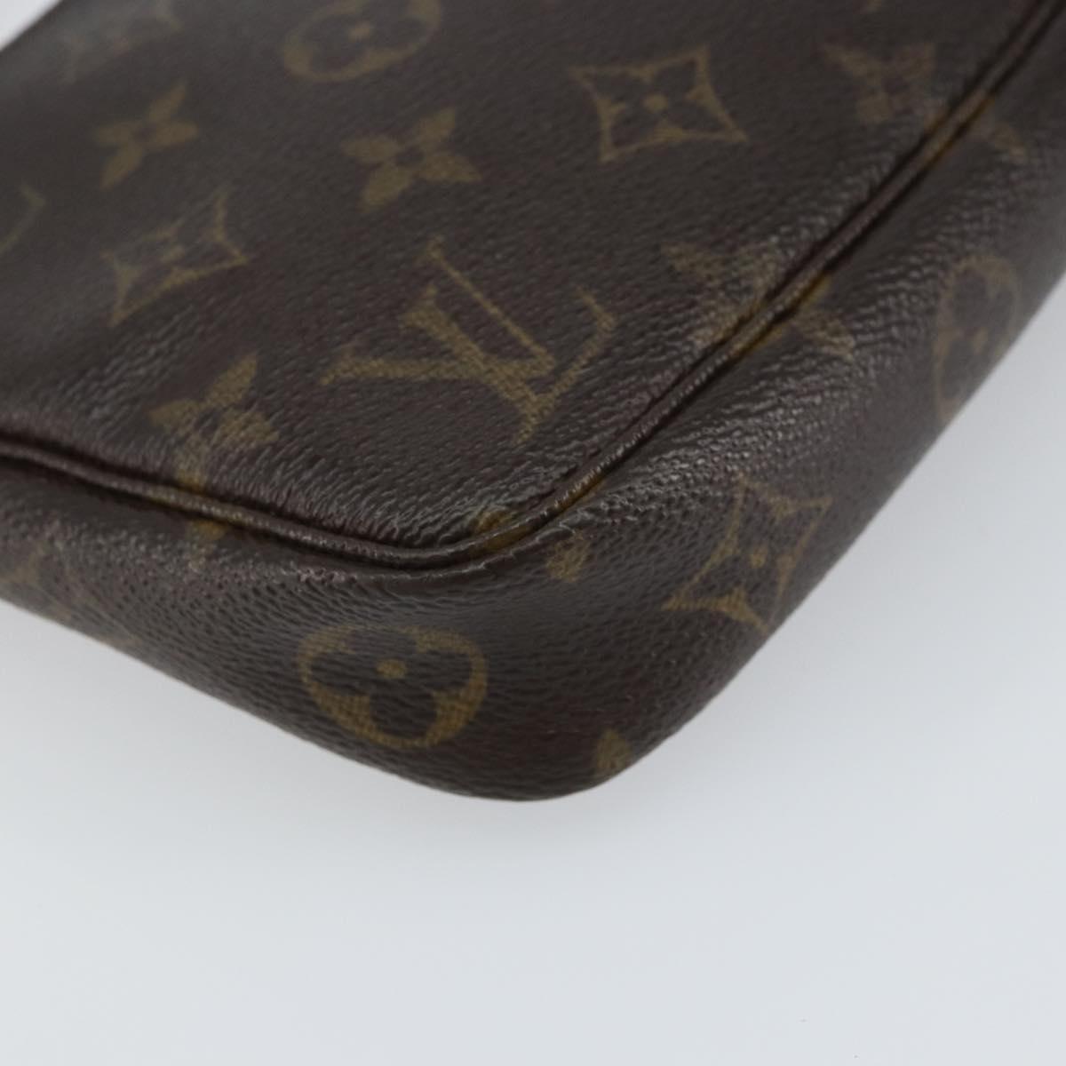 LOUIS VUITTON Monogram Pochette Accessoires Pouch M51980 LV Auth 158775