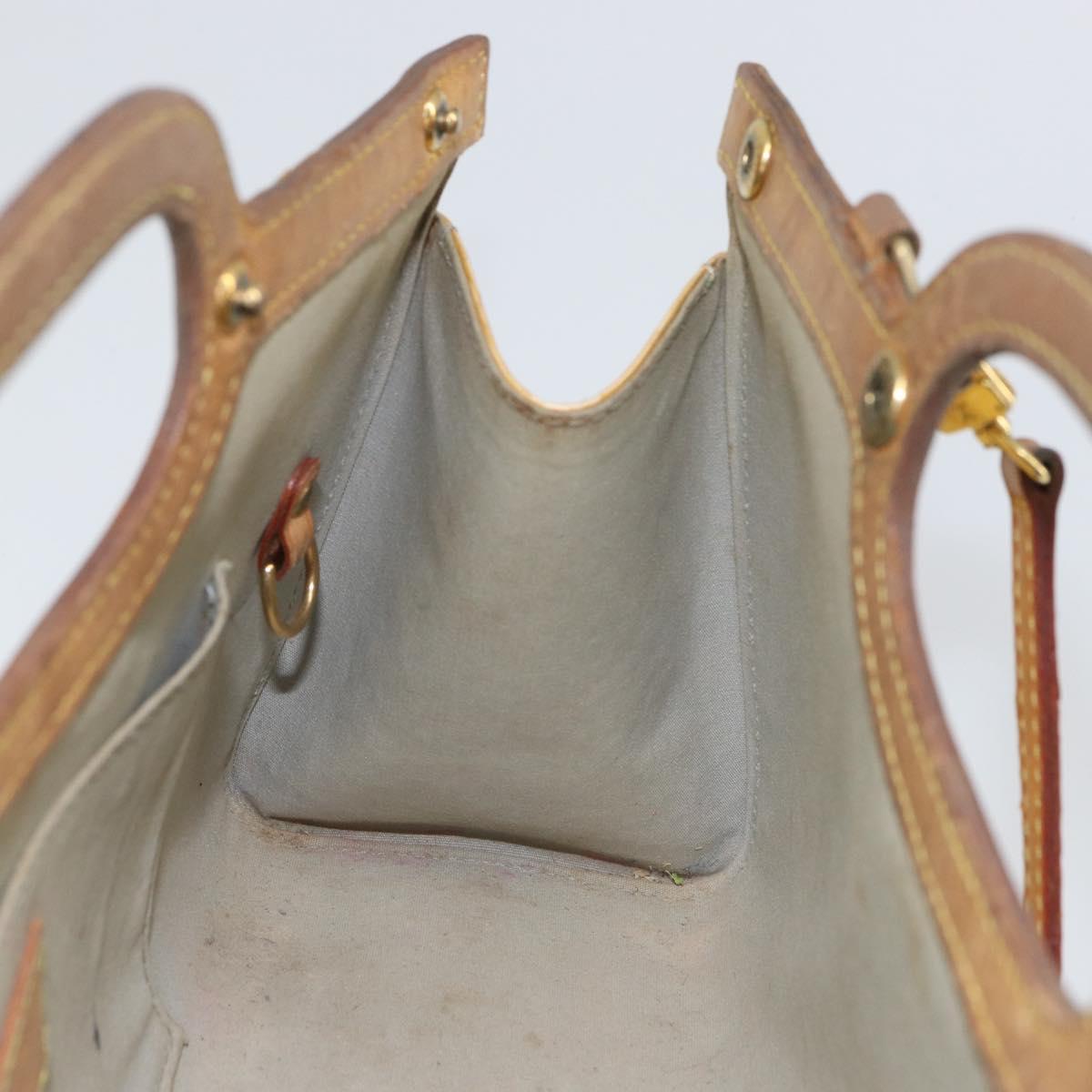 LOUIS VUITTON Monogram Vernis Roxbury Drive Hand Bag Perle M91374 LV Auth 158790