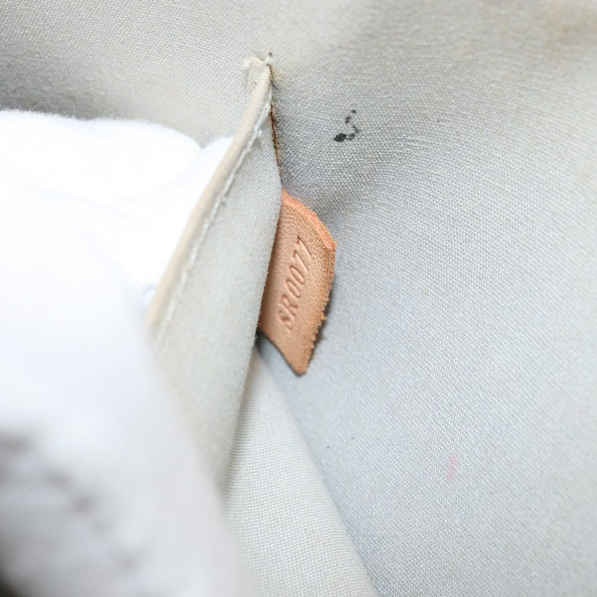 LOUIS VUITTON Monogram Vernis Roxbury Drive Hand Bag Perle M91374 LV Auth 158790