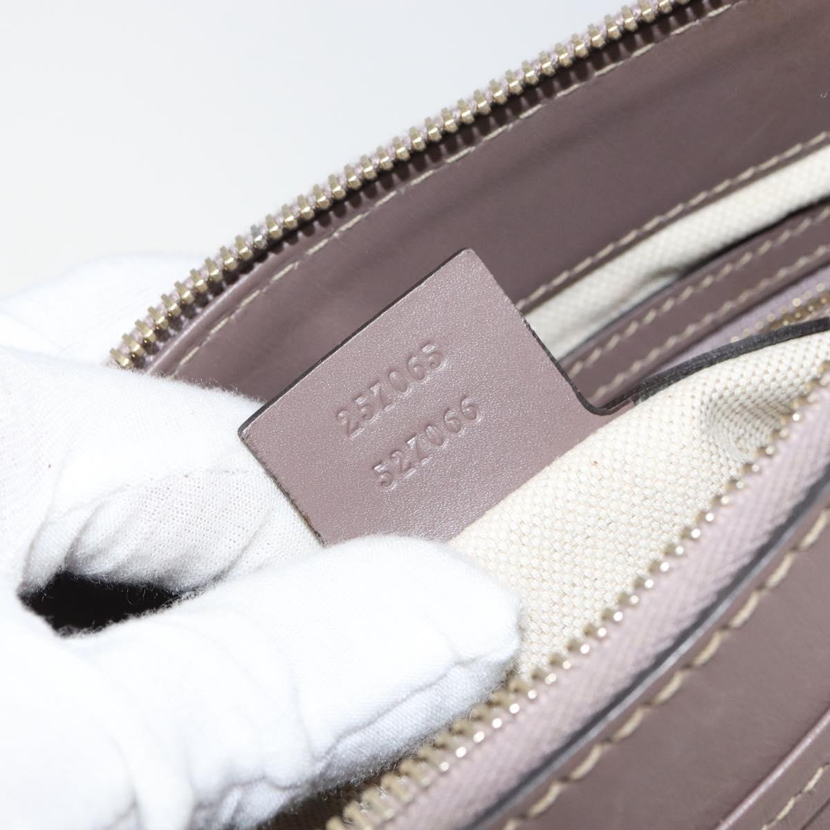 GUCCI GG Canvas Web Sherry Line Mayfair Bag Beige Gold 257065 Auth 158808