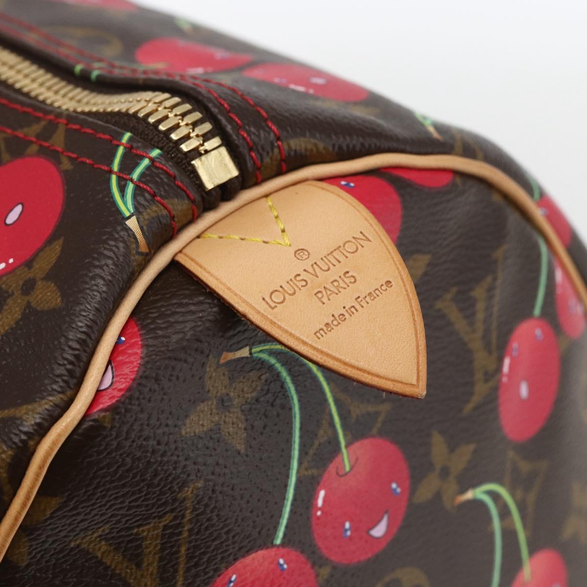 LOUIS VUITTON Monogram Cherry Keepall 45 Boston Bag M95011 LV Auth 158900SV