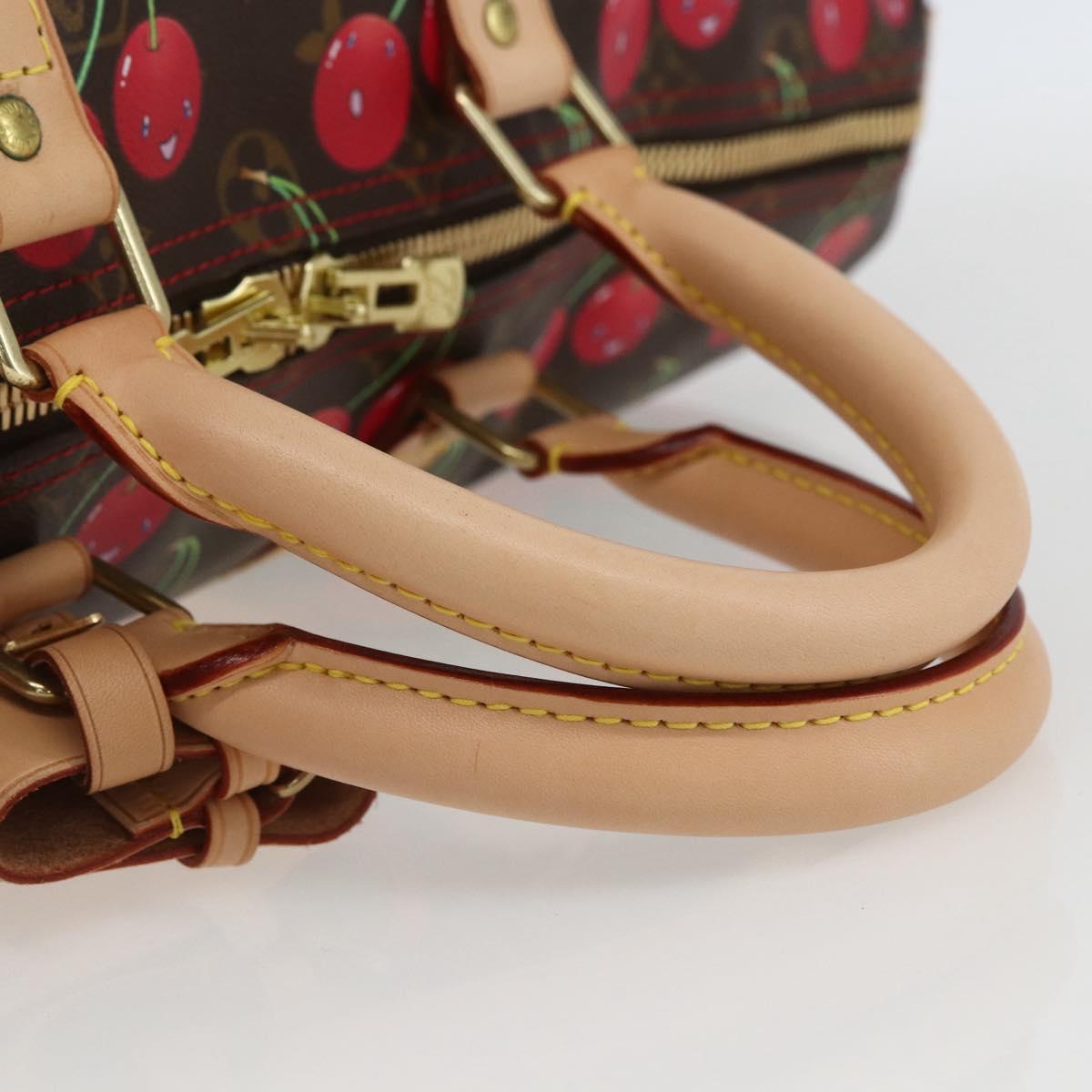 LOUIS VUITTON Monogram Cherry Keepall 45 Boston Bag M95011 LV Auth 158900SV