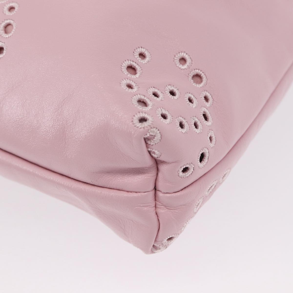 CHANEL Chain Chanel 22 Mini Shoulder Bag Calf Skin 2way Pink CC Auth 158931SM