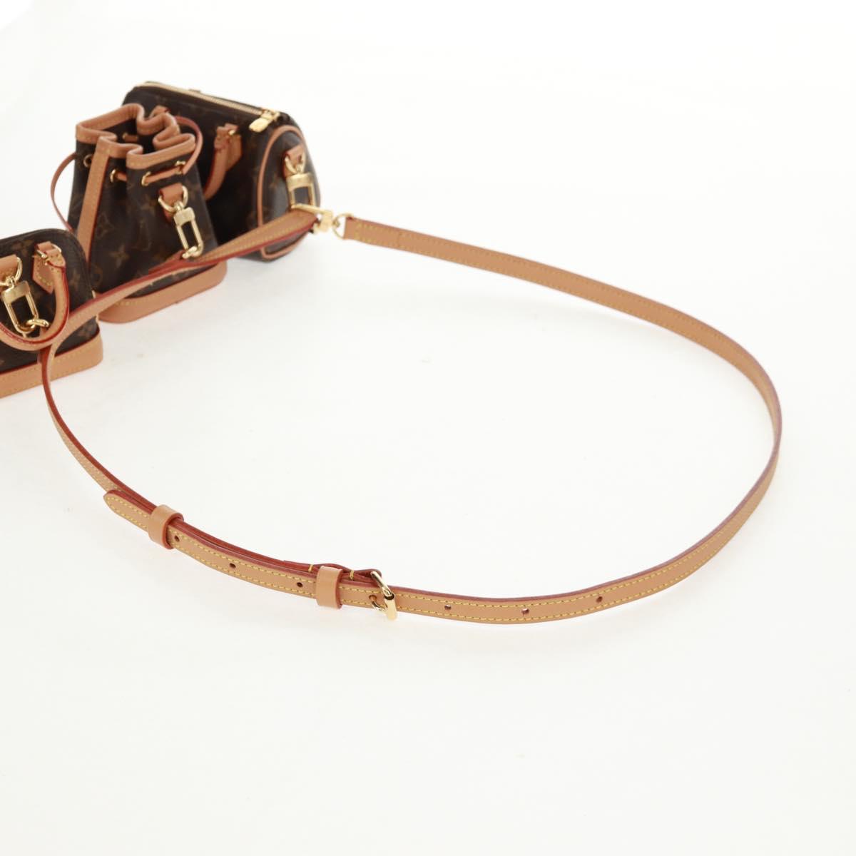 LOUIS VUITTON 2021-2025 Monogram Trio Mini Icon Bag M81081 LV Auth 158948SM