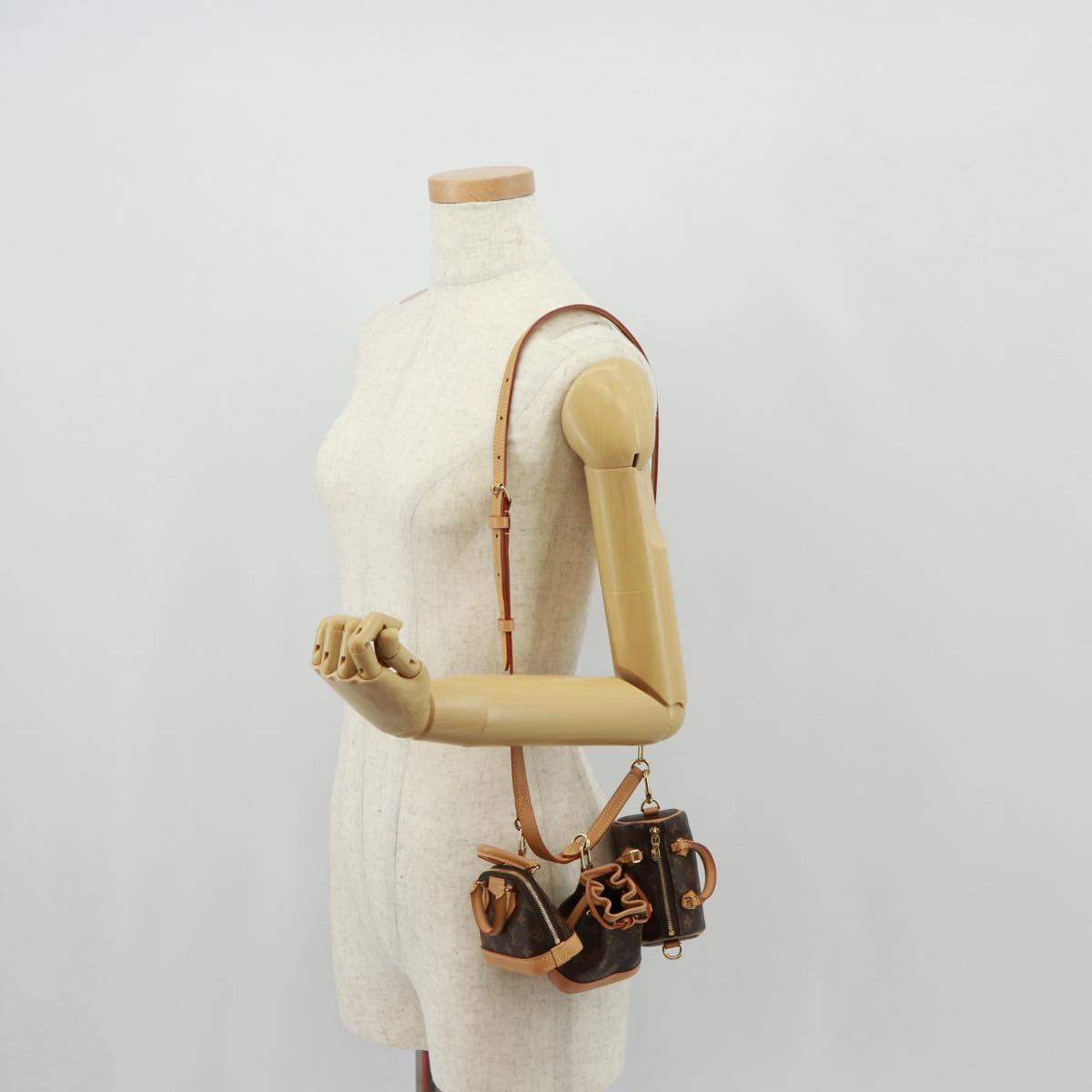 LOUIS VUITTON 2021-2025 Monogram Trio Mini Icon Bag M81081 LV Auth 158948SM