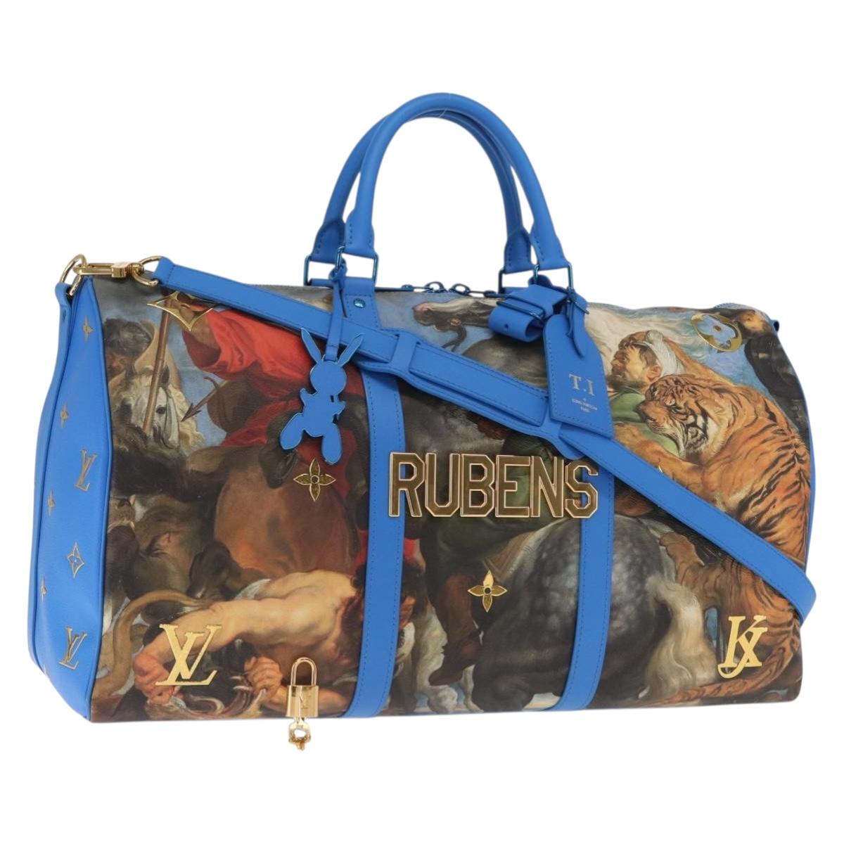 LOUIS VUITTON Masters Collection Keepall Bandouliere 50 M43344 LV Auth 158953SAM