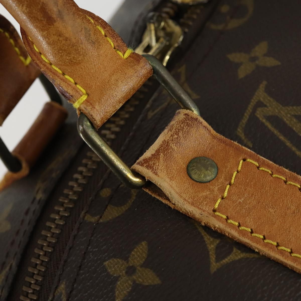 LOUIS VUITTON Monogram Keepall 50 Boston Bag M41426 LV Auth 158956