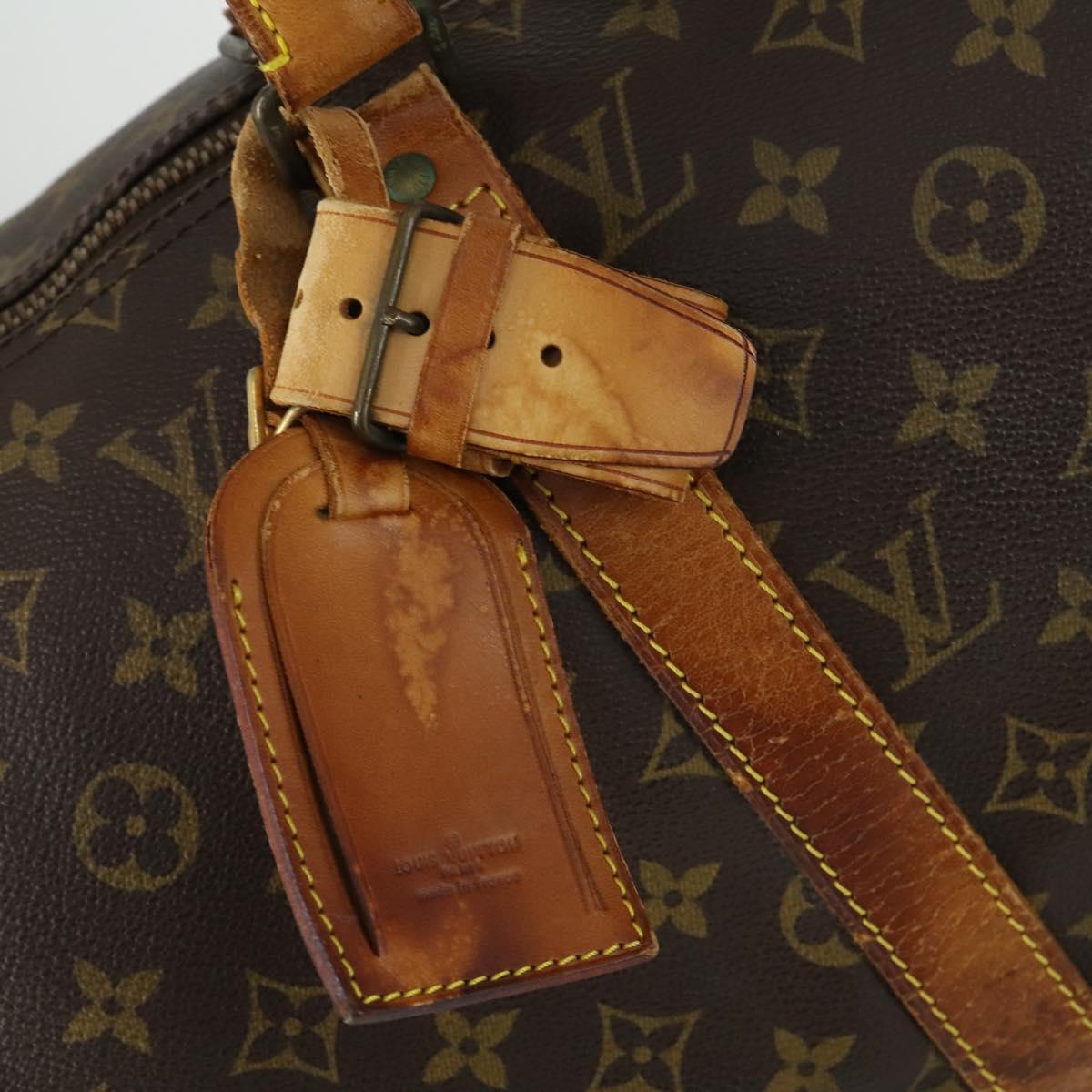 LOUIS VUITTON Monogram Keepall 50 Boston Bag M41426 LV Auth 158956