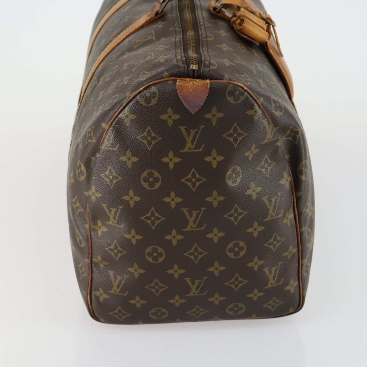 LOUIS VUITTON Monogram Keepall 50 Boston Bag M41426 LV Auth 158956