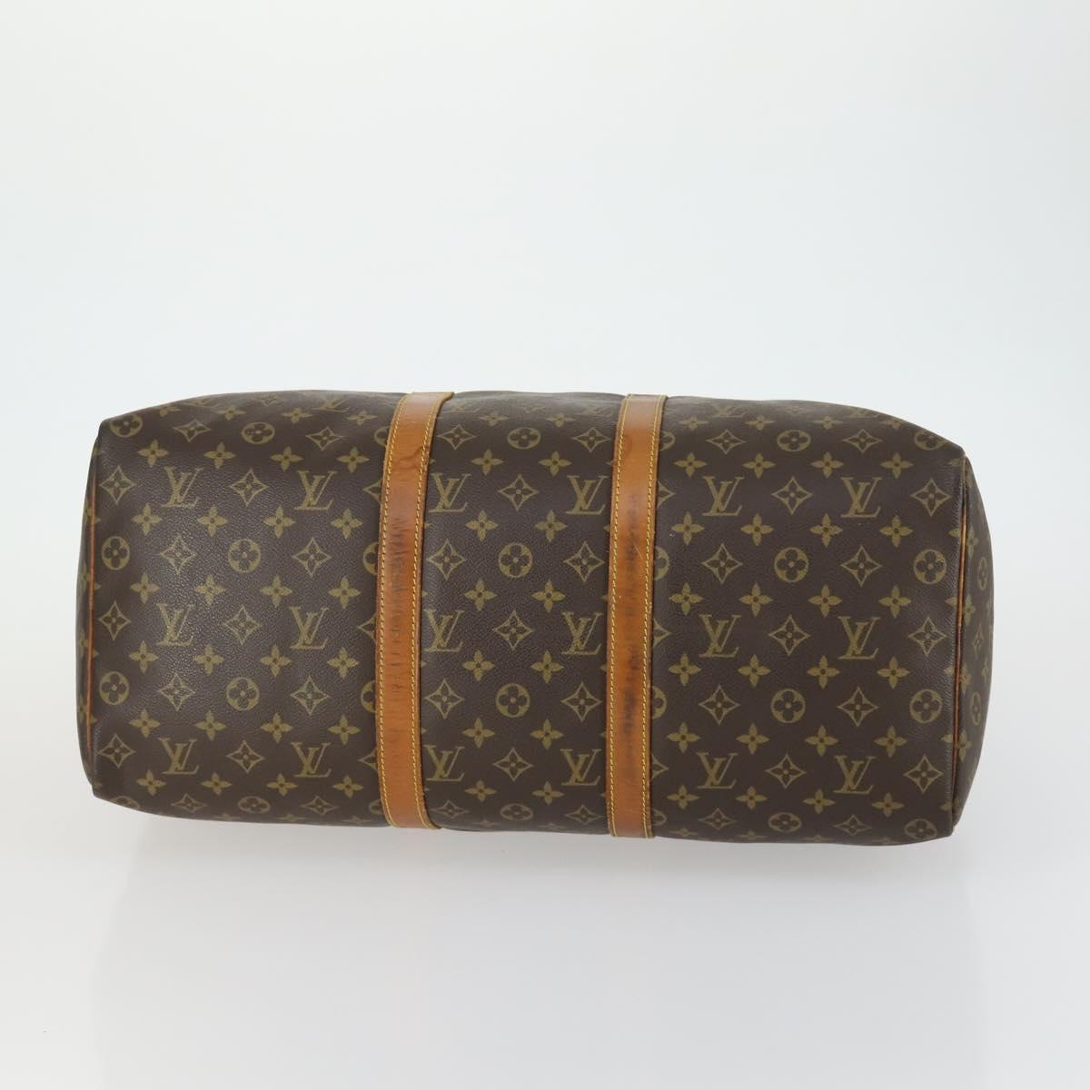 LOUIS VUITTON Monogram Keepall 50 Boston Bag M41426 LV Auth 158956