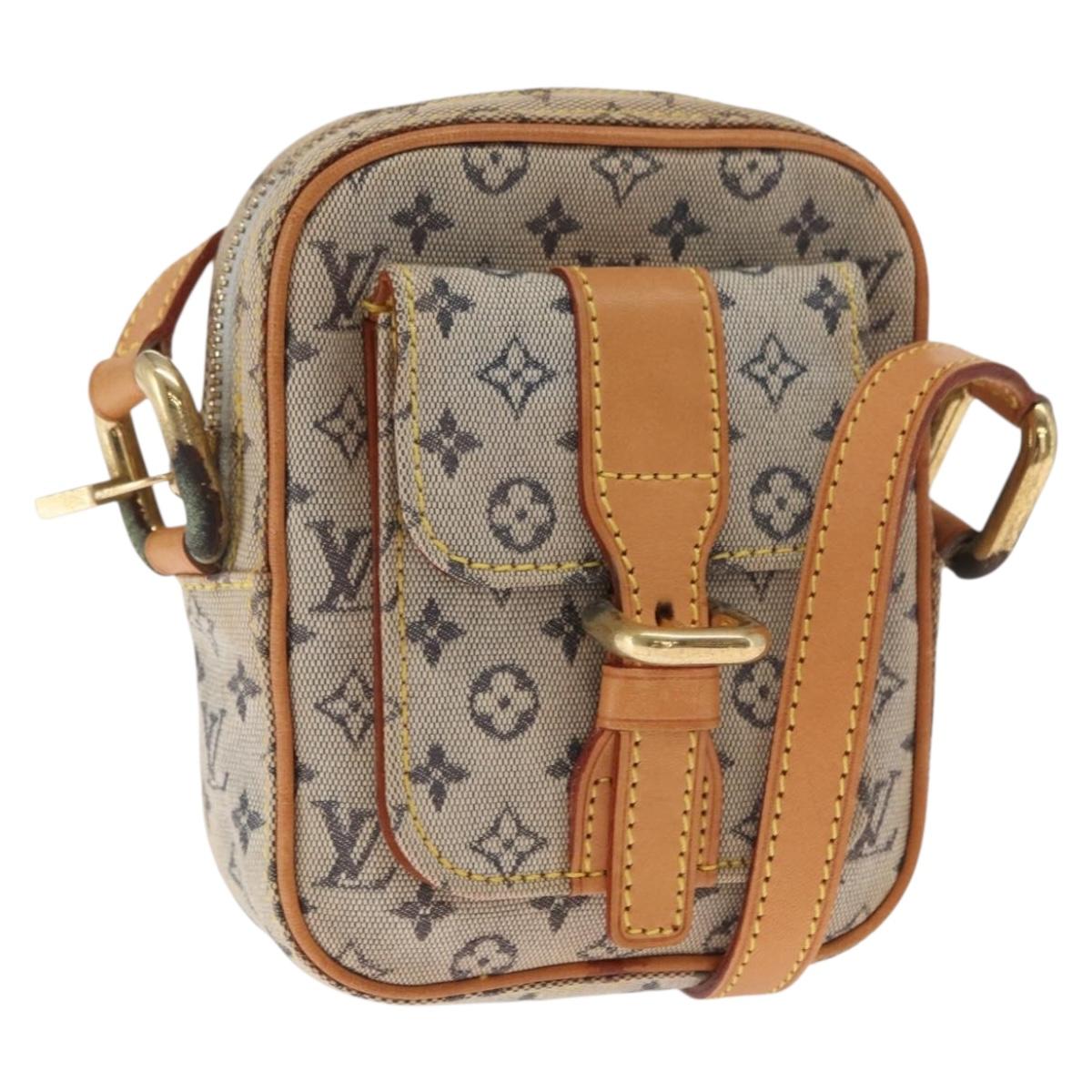 LOUIS VUITTON Monogram Mini Juliet PM Shoulder Bag Blue M92005 LV Auth 158984