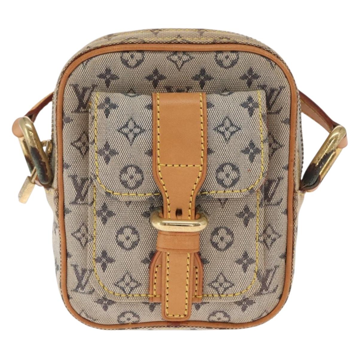 LOUIS VUITTON Monogram Mini Juliet PM Shoulder Bag Blue M92005 LV Auth 158984