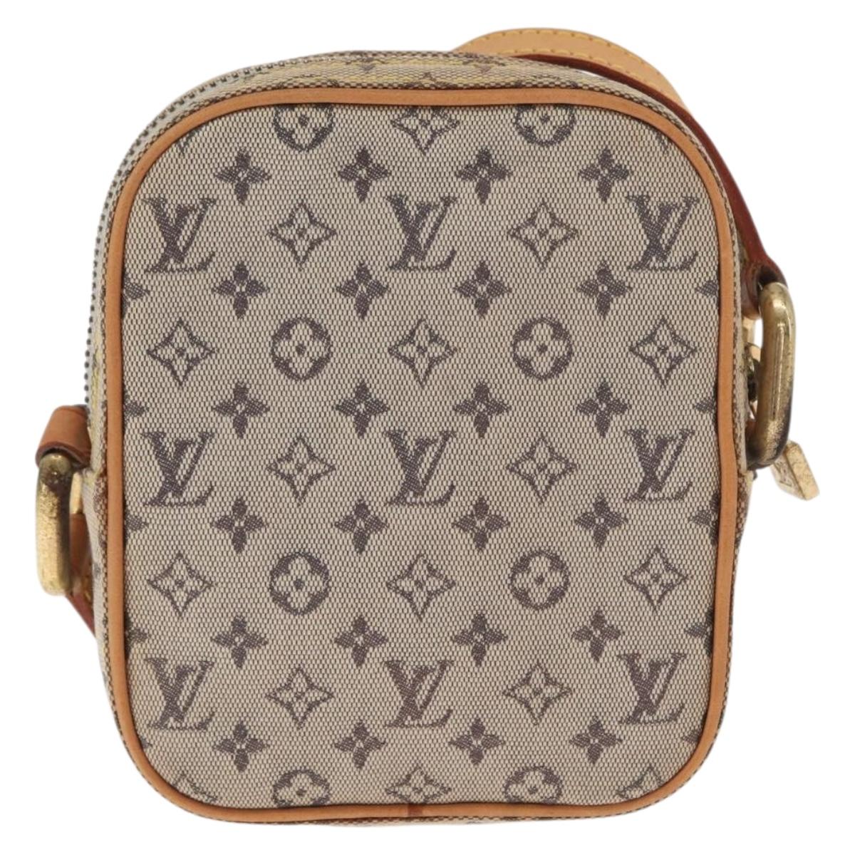 LOUIS VUITTON Monogram Mini Juliet PM Shoulder Bag Blue M92005 LV Auth 158984